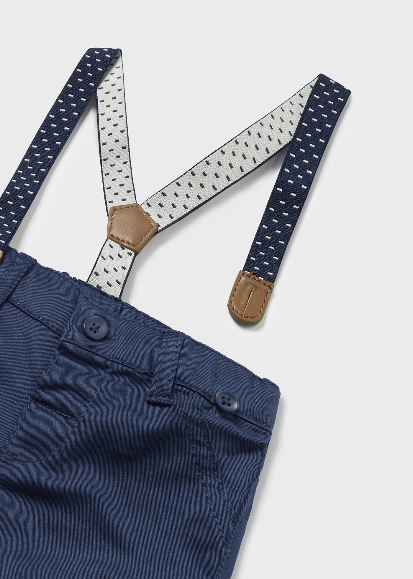 Newborn pants with suspenders Better Cotton