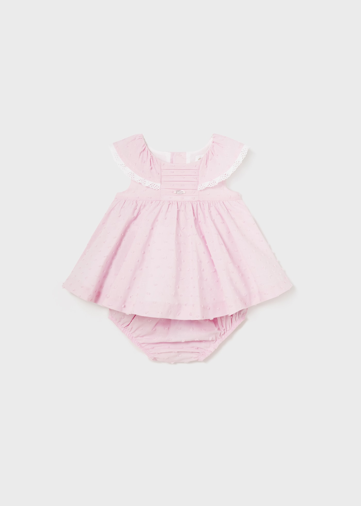 Vestito plumetis neonata
