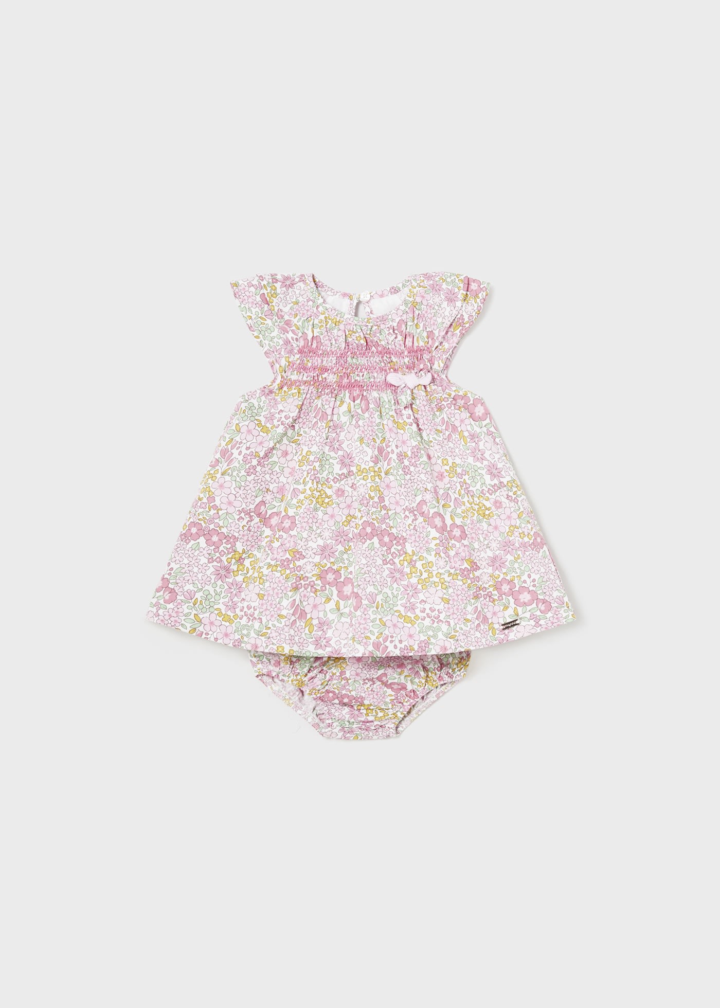Dress for new born_Faye Pink & White Lace Baby Dress - faye