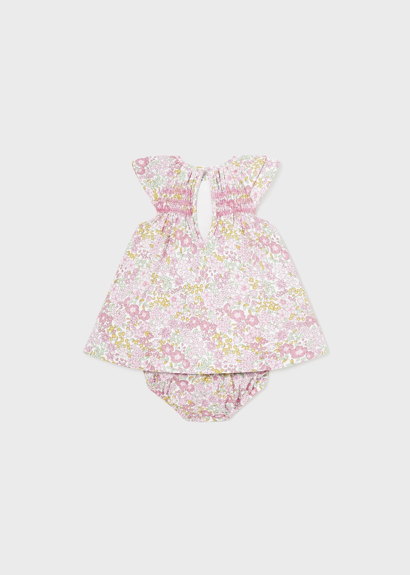 Φόρεμα με κάλυμμα για πάνα Better Cotton νεογέννητο