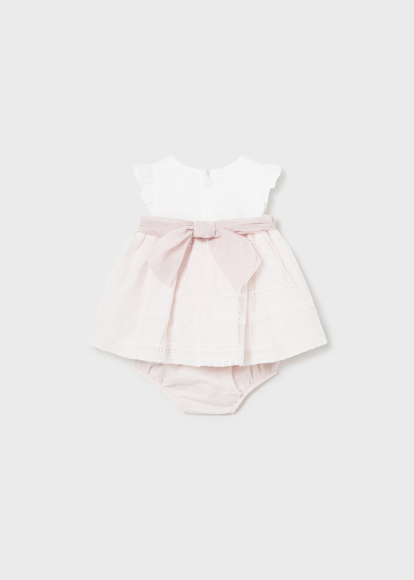 Vestito combinato con copri pannolino neonata