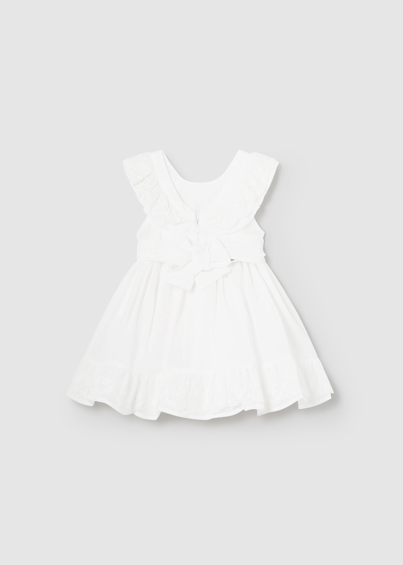 Vestito cerimonia con fusciacca neonata