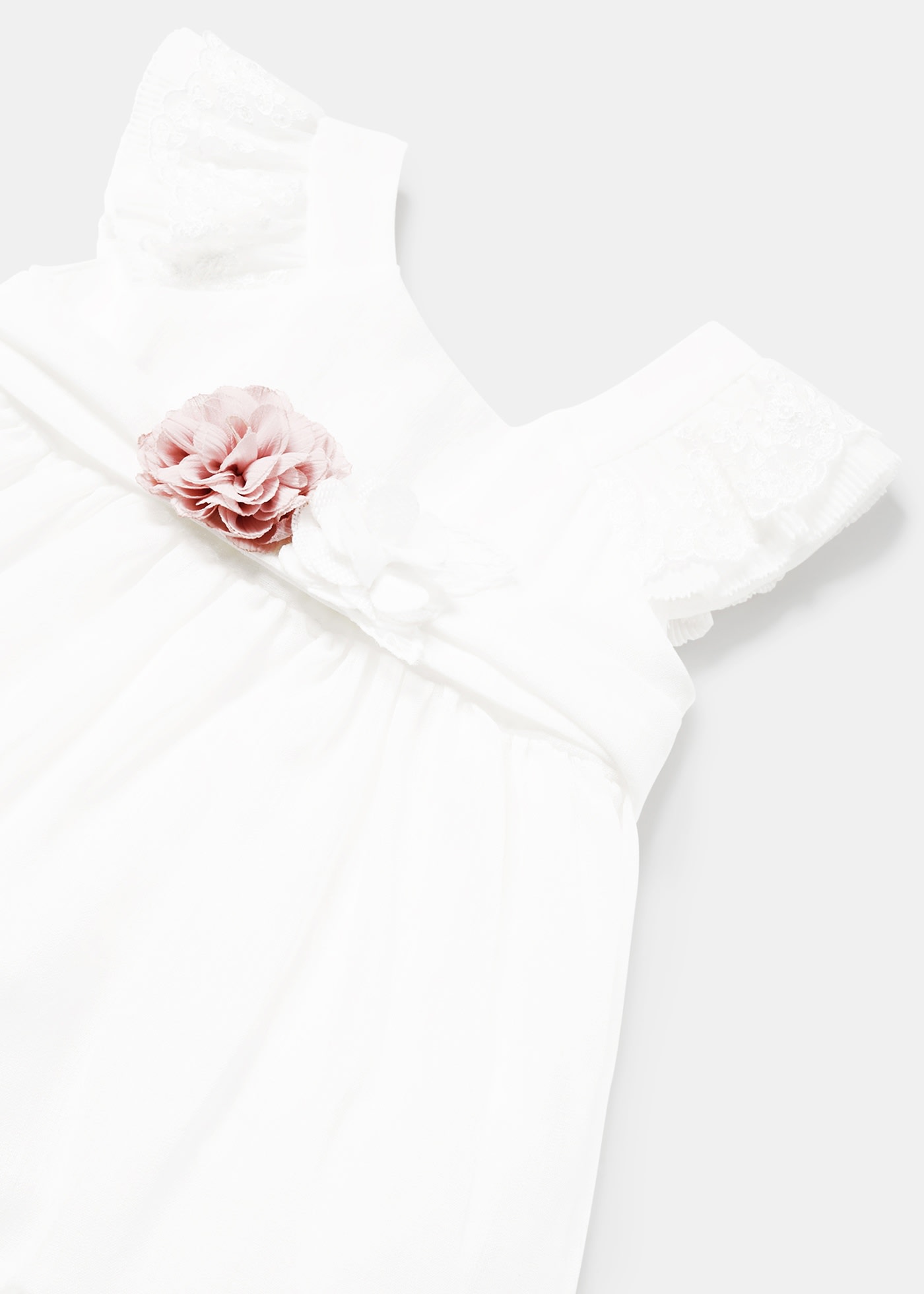 Vestido cerimónia com faixa bebé