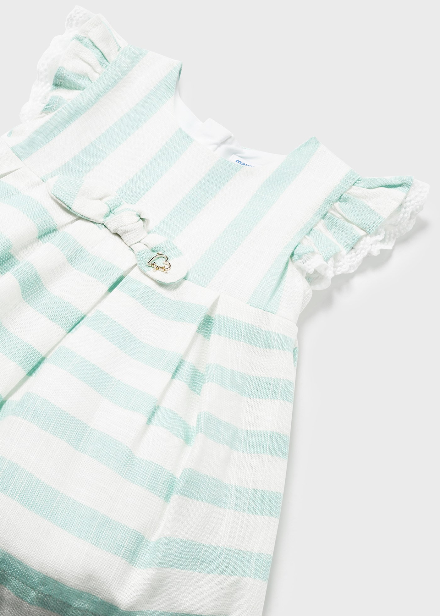 Baby Striped Linen Dress