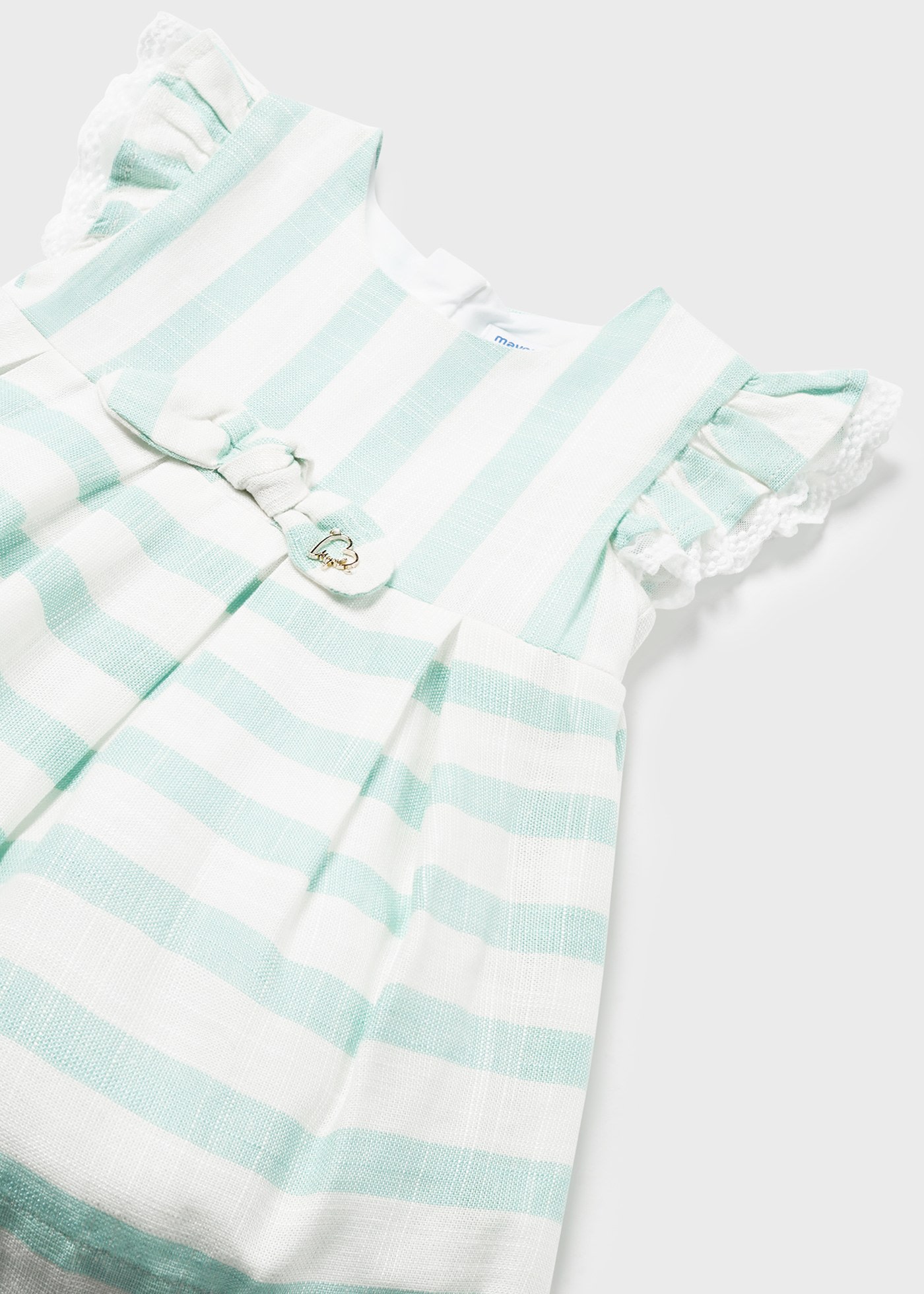 Vestito righe lino neonata Anís | Mayoral