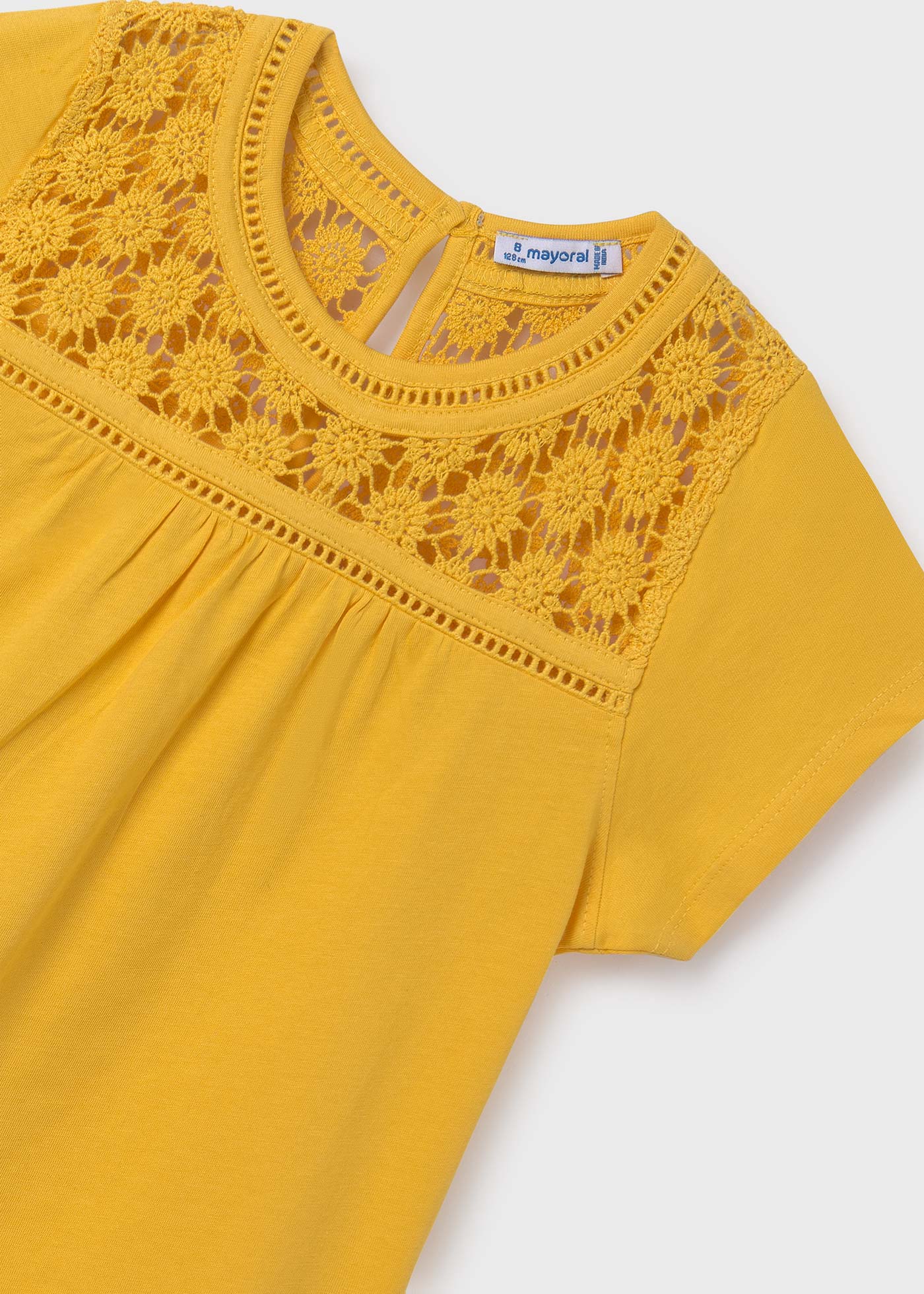 Girls guipure t-shirt Better Cotton