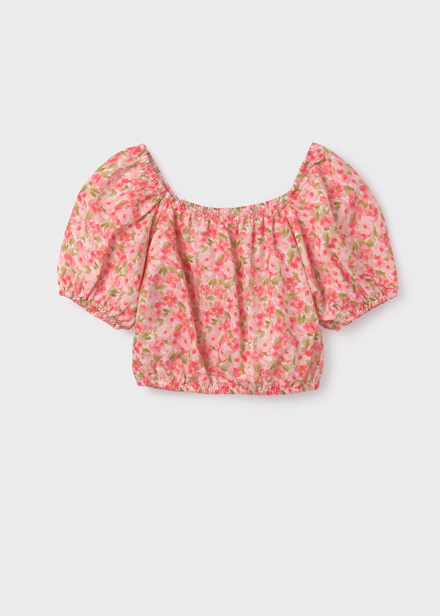 Blouse fleurs fille