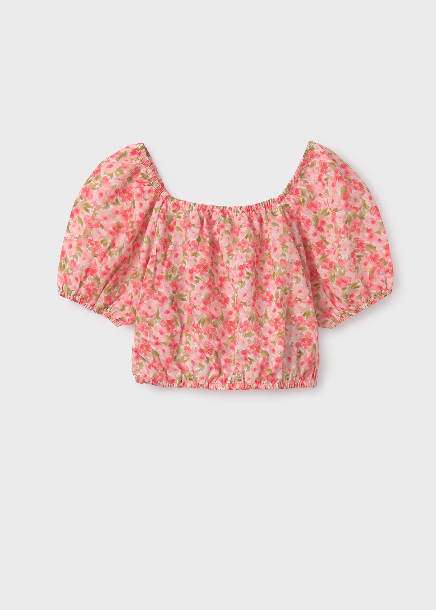 Blouse fleurs fille