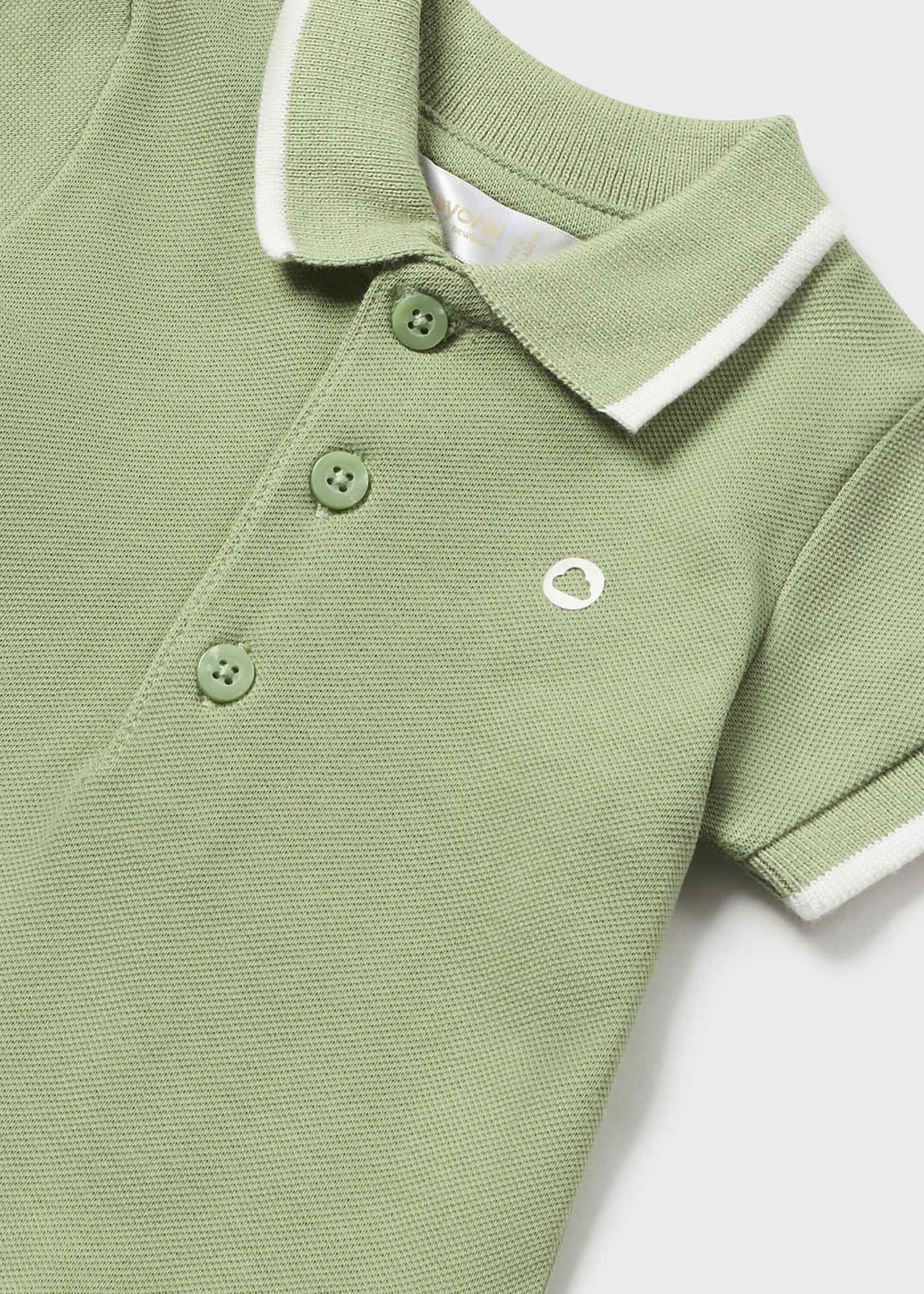 Polo a contrasti Better Cotton neonato