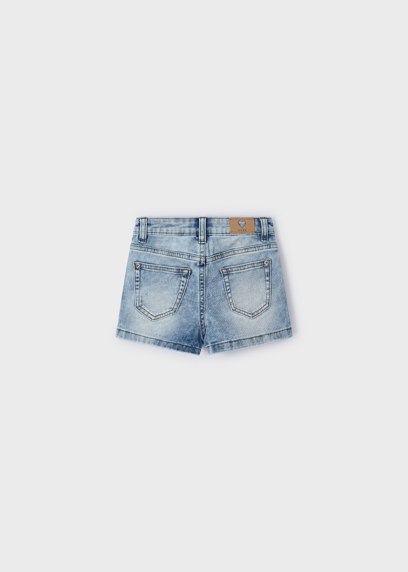 Girls denim shorts ecowash