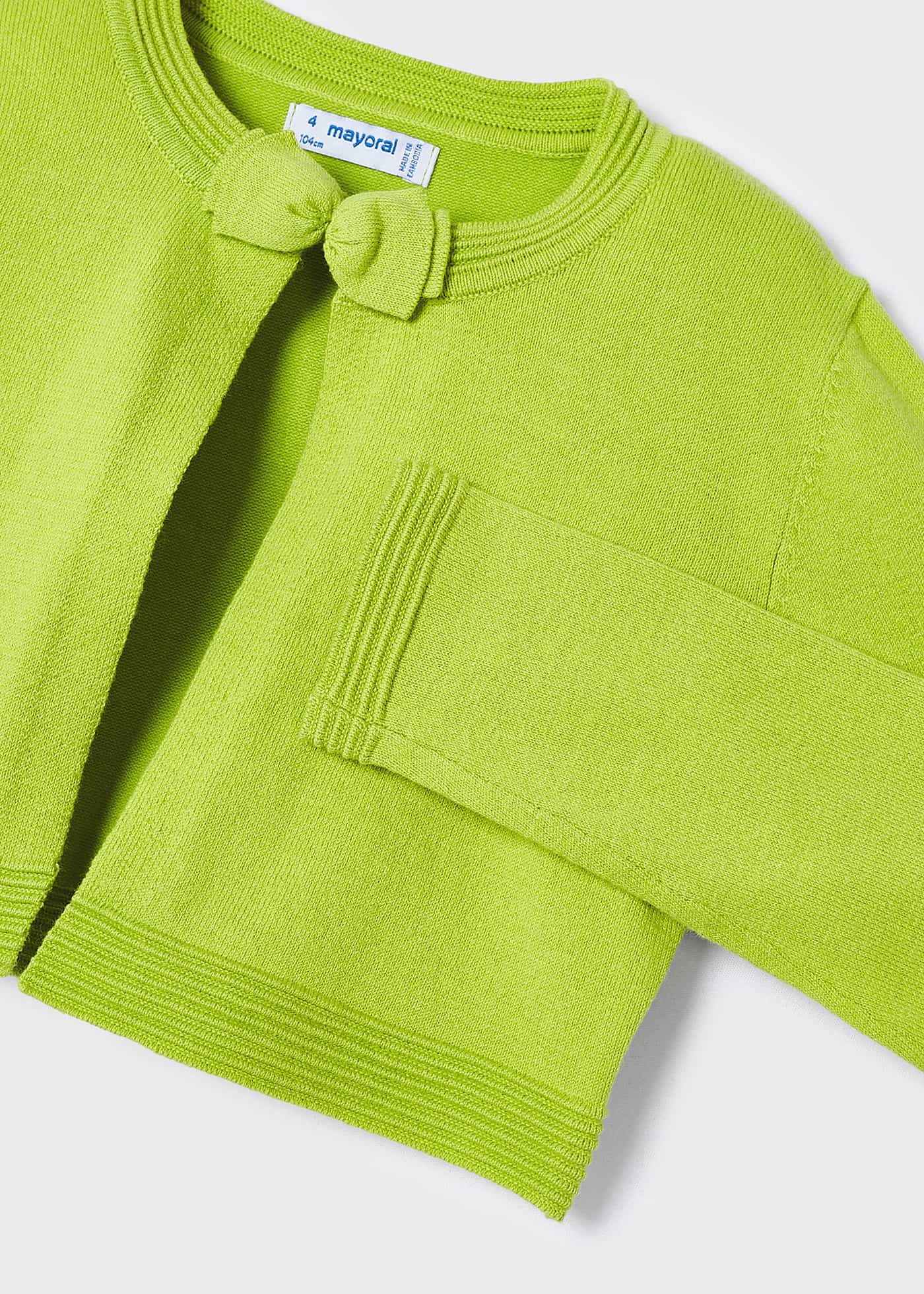Cardigan fiocco Better Cotton bambina