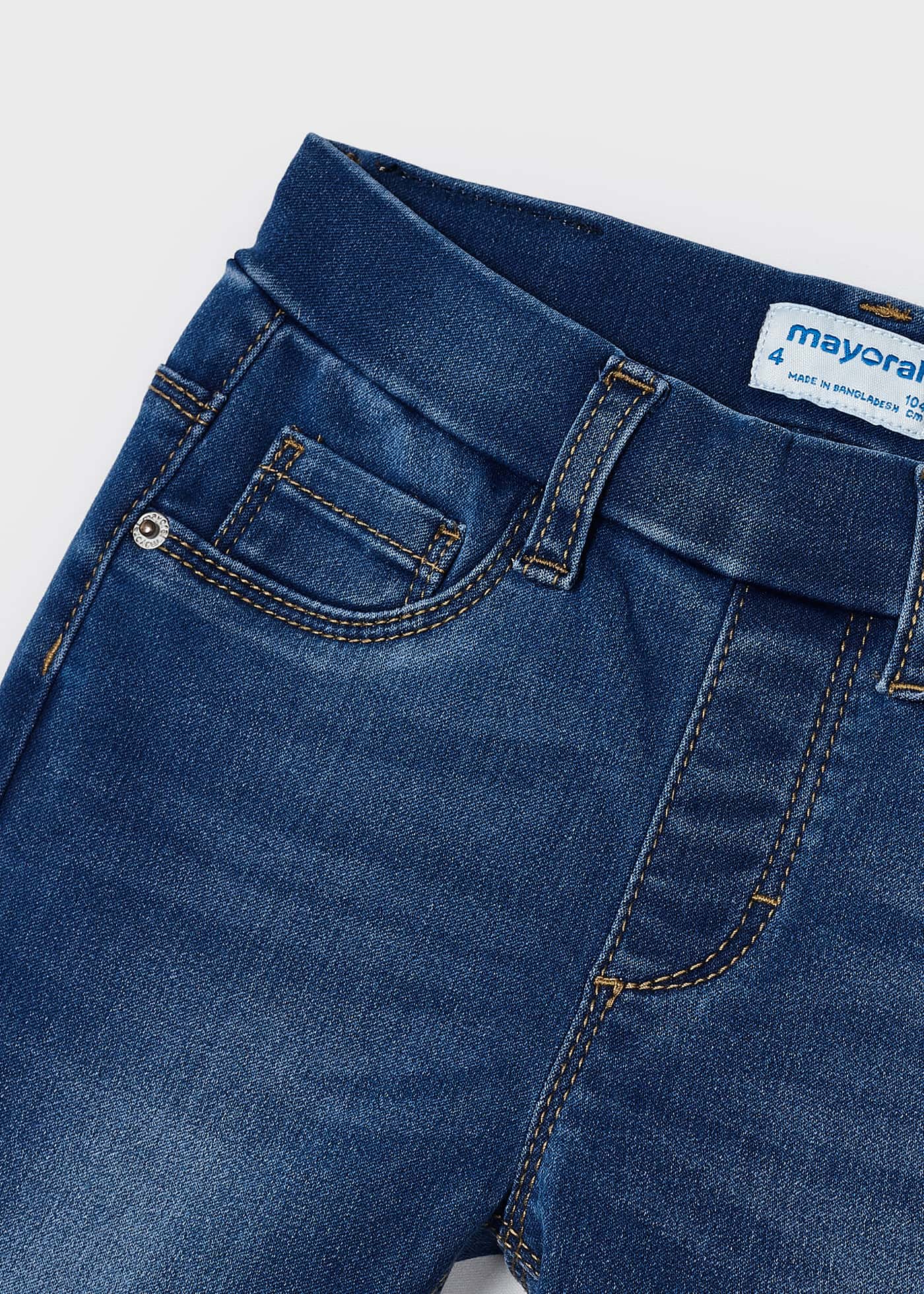 Pantalone jeans lungo skinny fit ecowash bambina