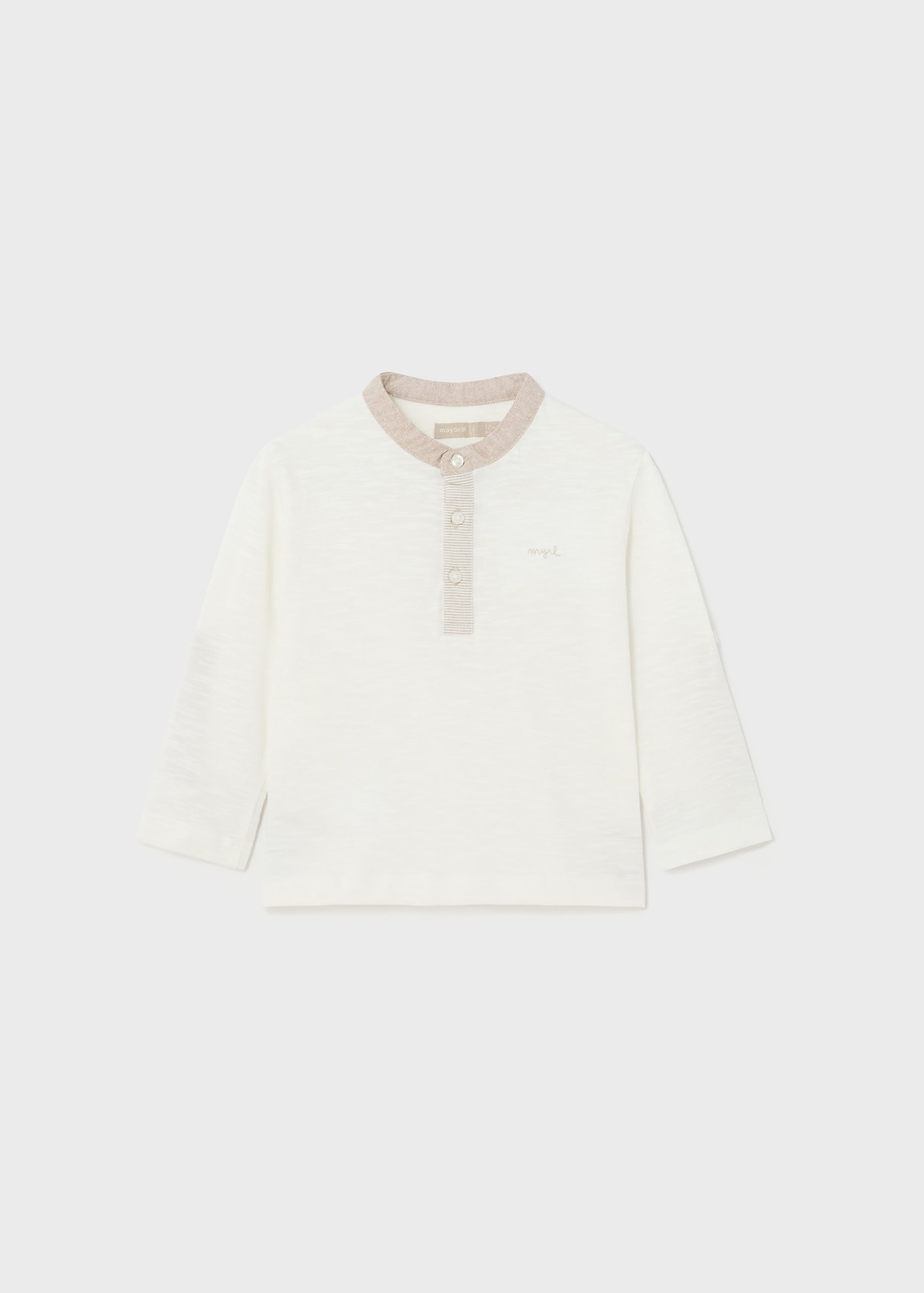 Langarm Shirt festlich aufrollbare Ärmel Better Cotton Baby