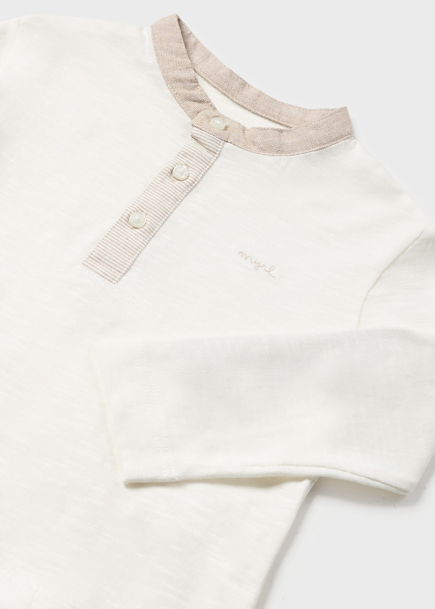 Langarm Shirt festlich aufrollbare Ärmel Better Cotton Baby