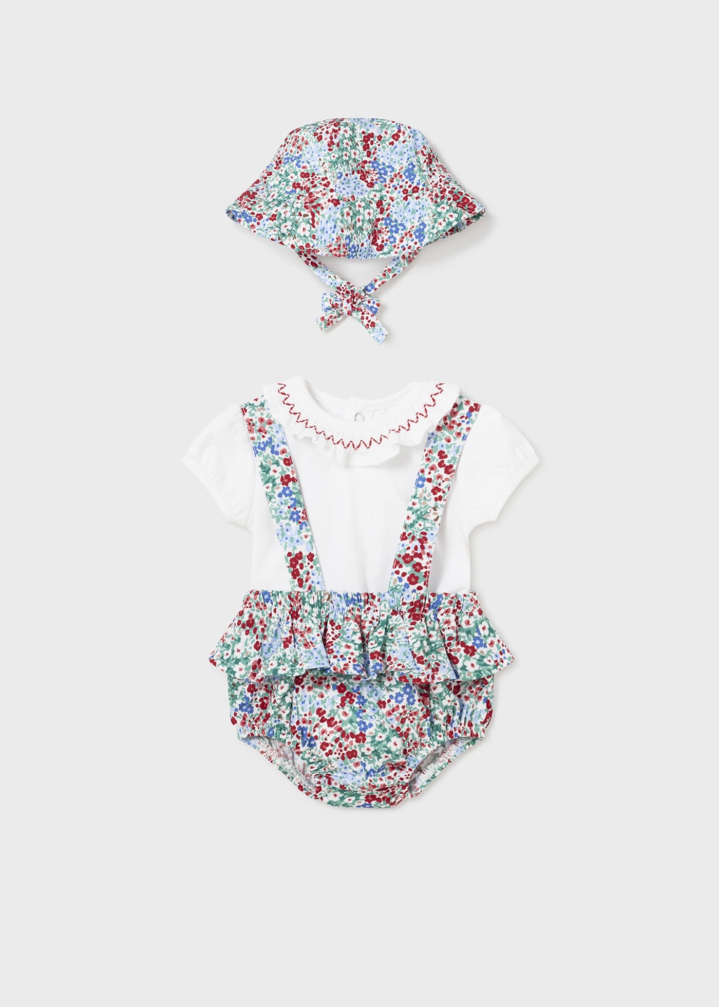 Newborn 3 Piece Floral Set Better Cotton