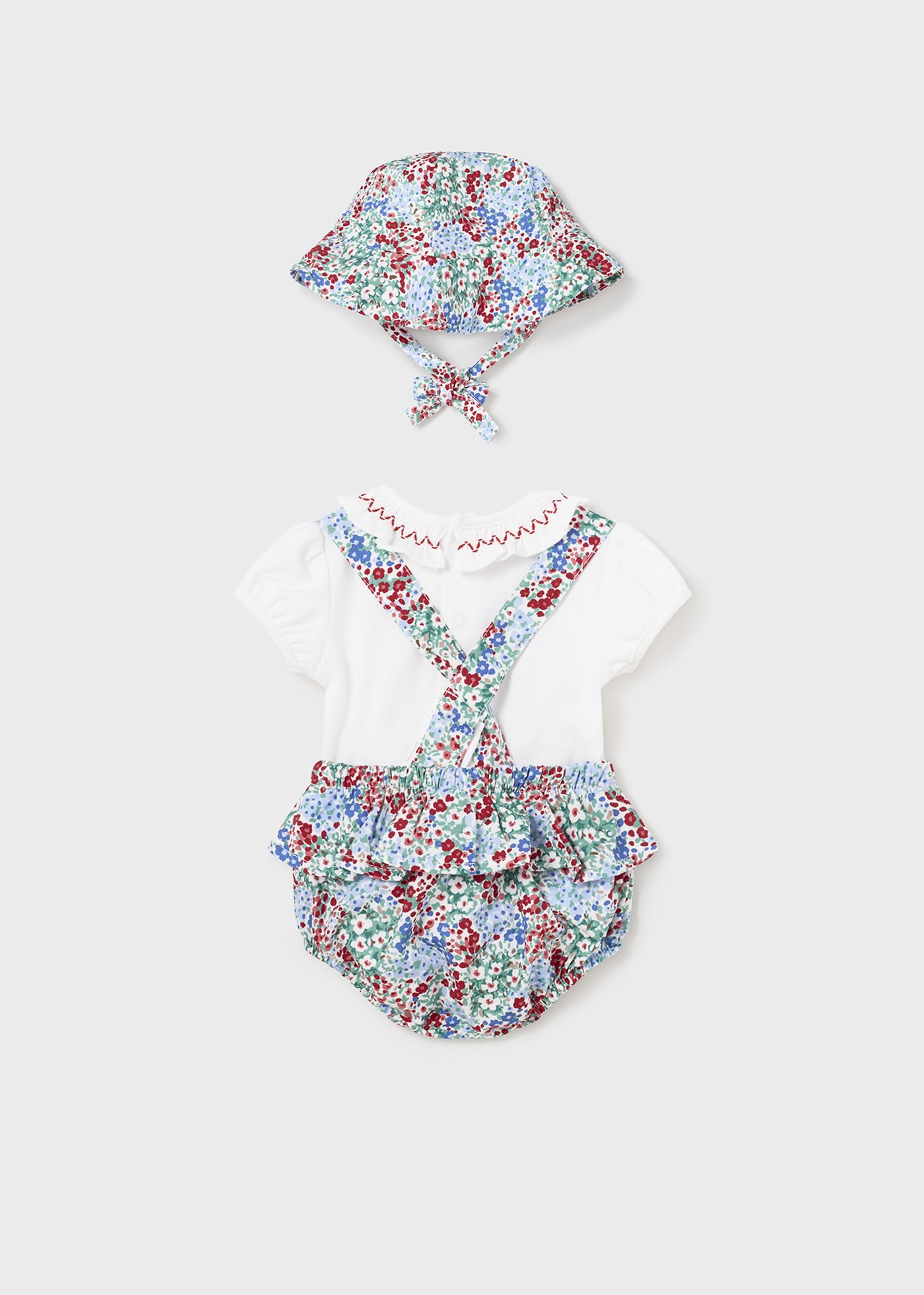 Newborn 3-piece flowers set Better Cotton