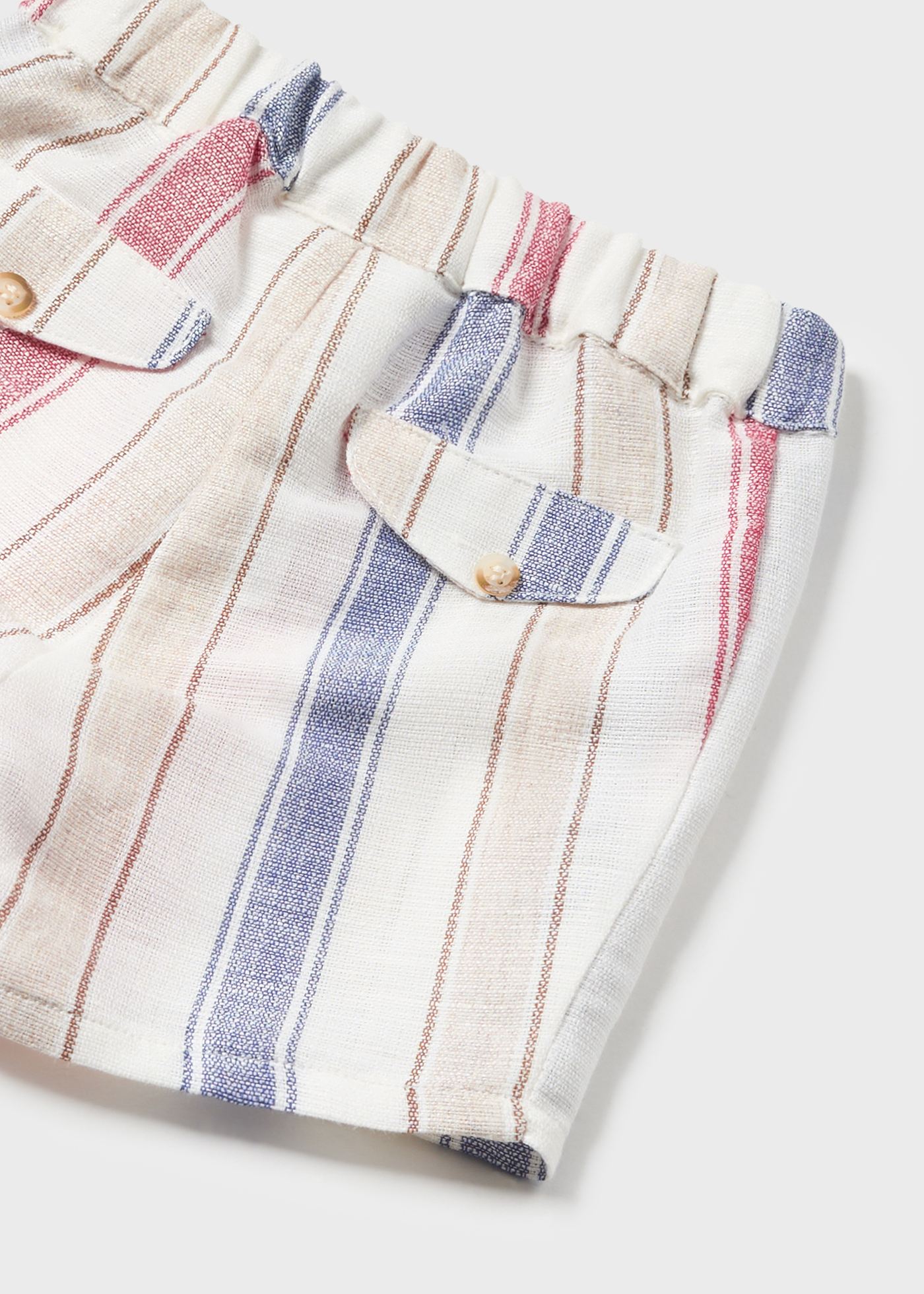 Newborn 2-piece striped linen set