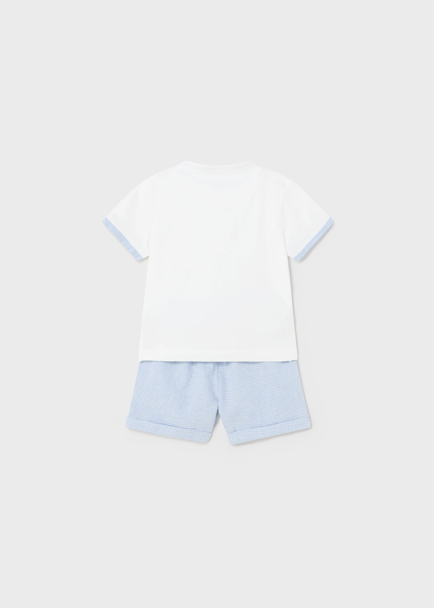 Baby 2-piece set mandarin collar polo shirt