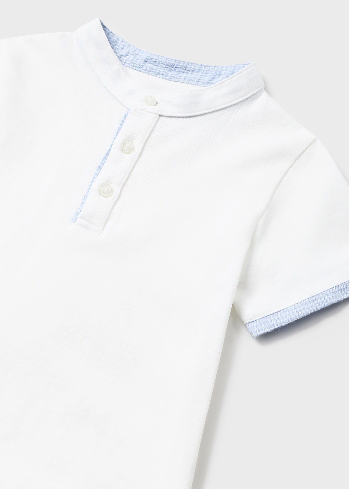 Baby 2-piece set mandarin collar polo shirt