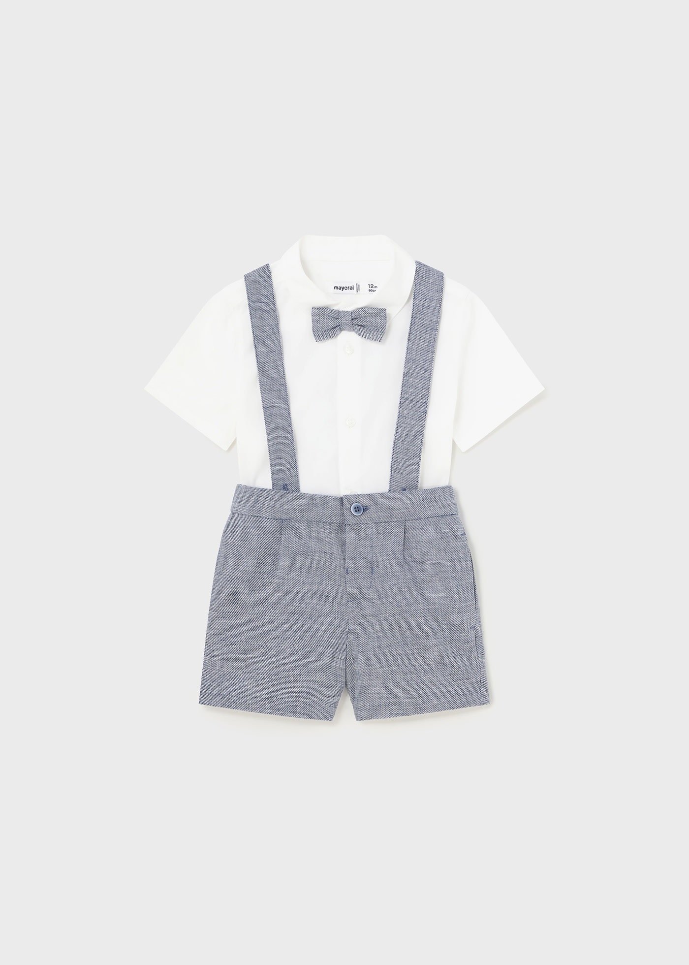 Baby 2-piece set bow tie shirt