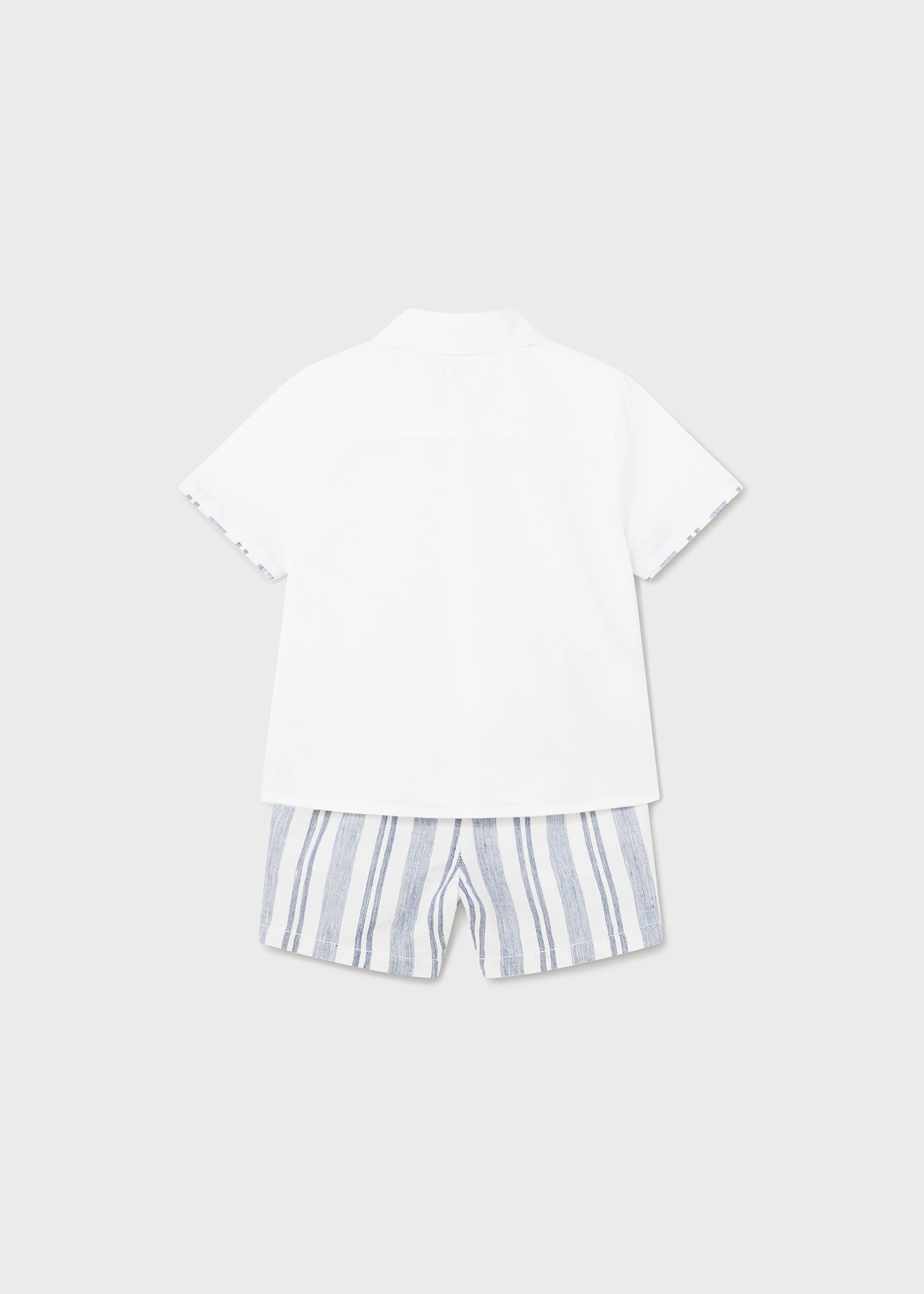 Baby 2 Piece Linen Striped Set