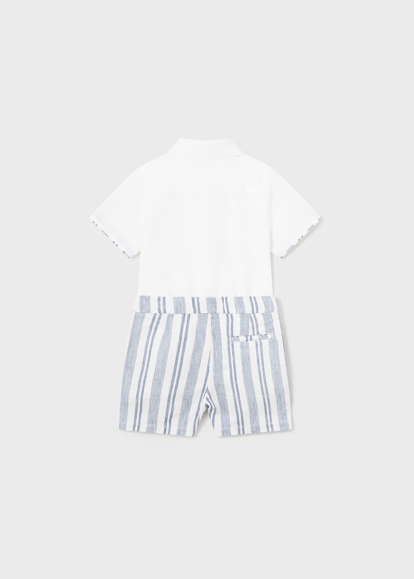 Baby 2 Piece Linen Striped Set