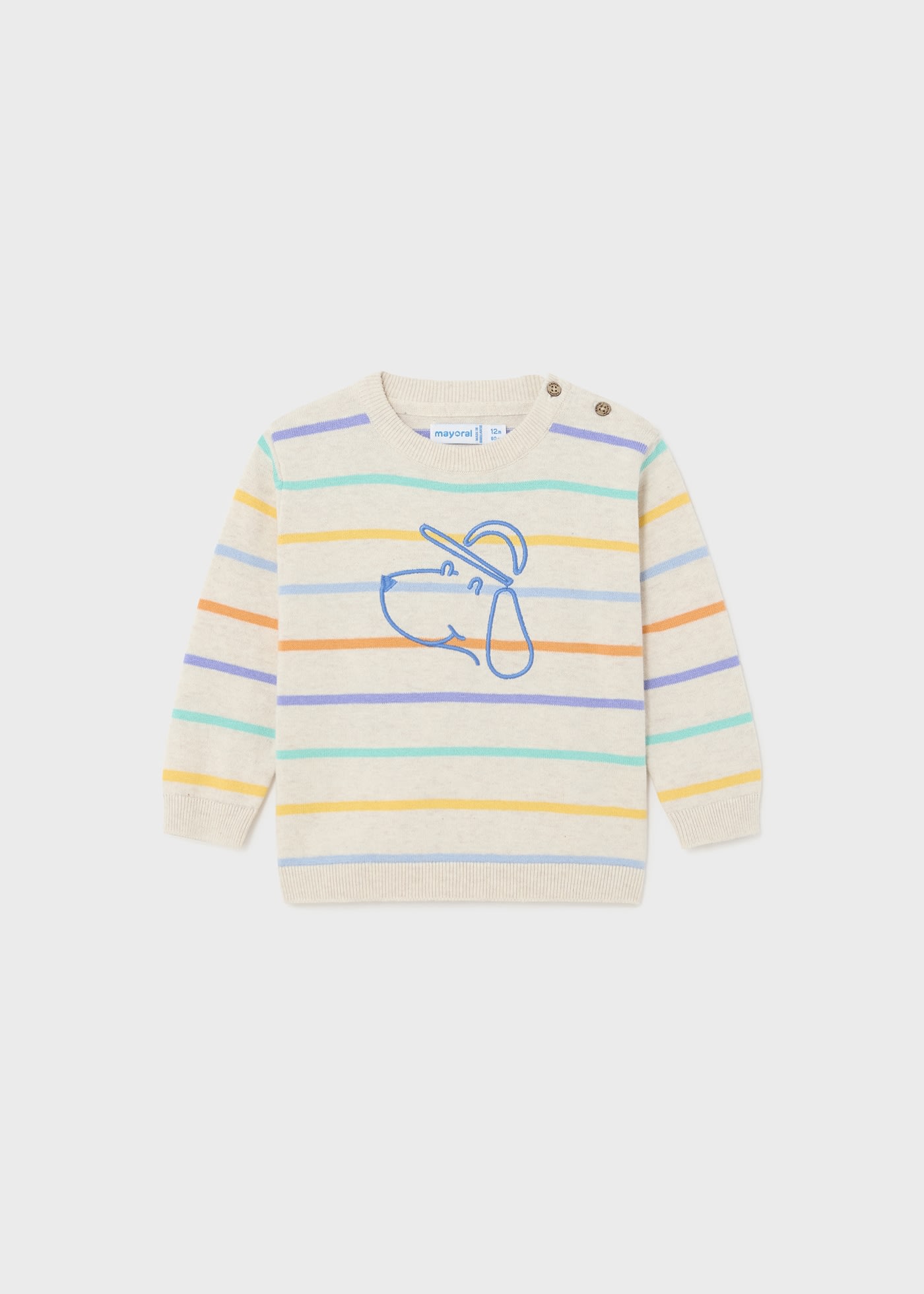 Baby striped sweater Better Cotton