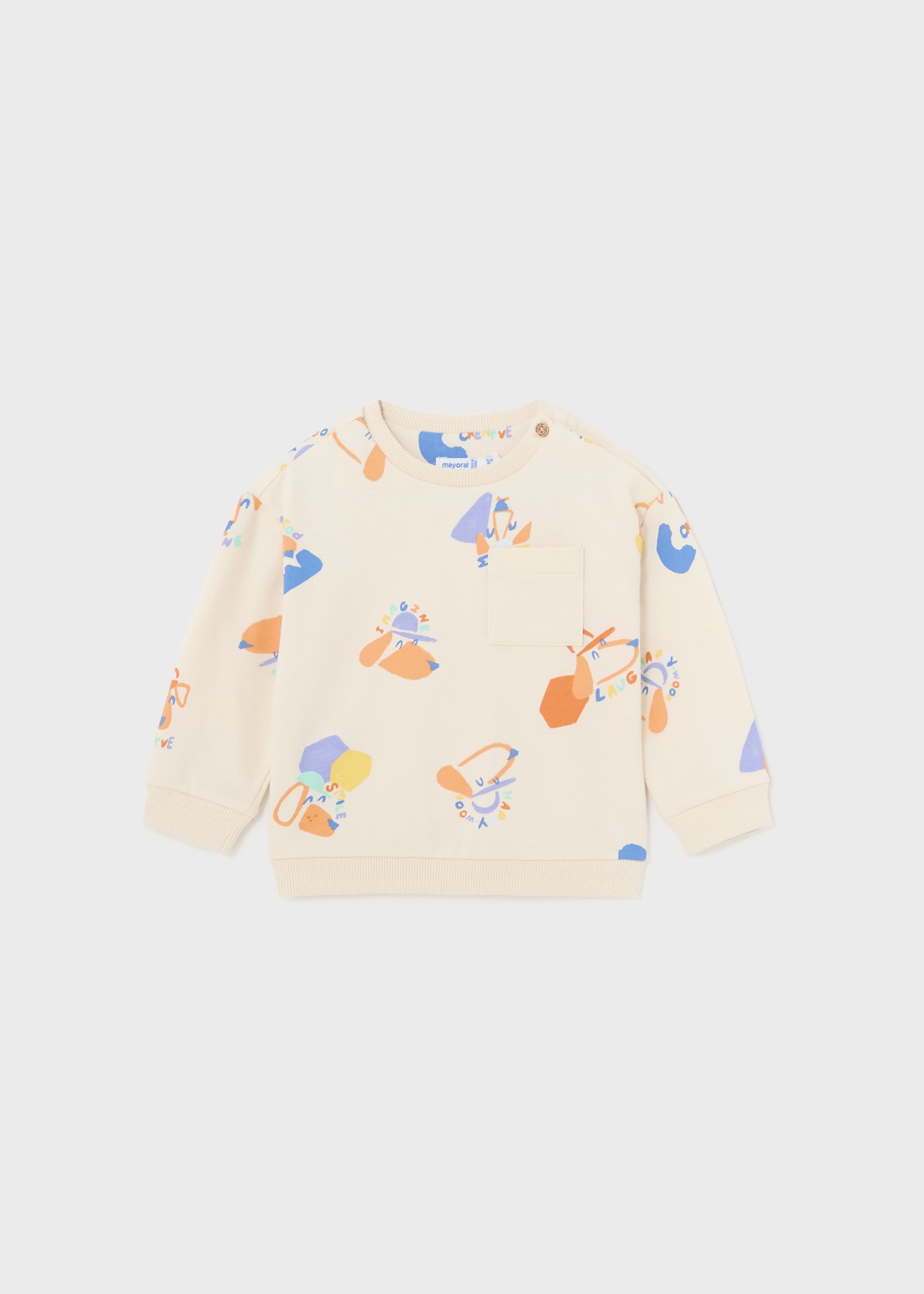 Baby Relaxed Fit Print Sweatshirt