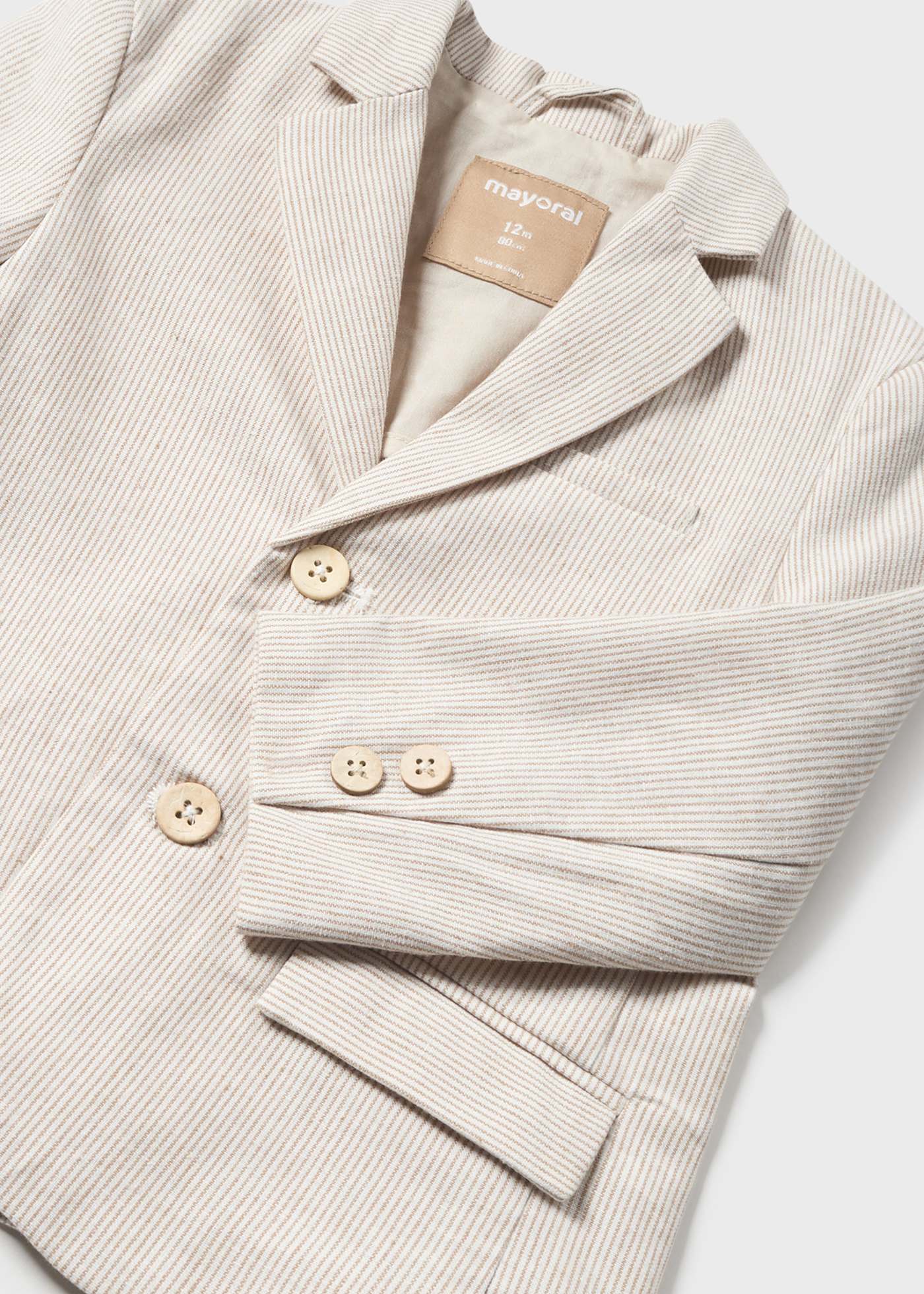 Baby linen blazer