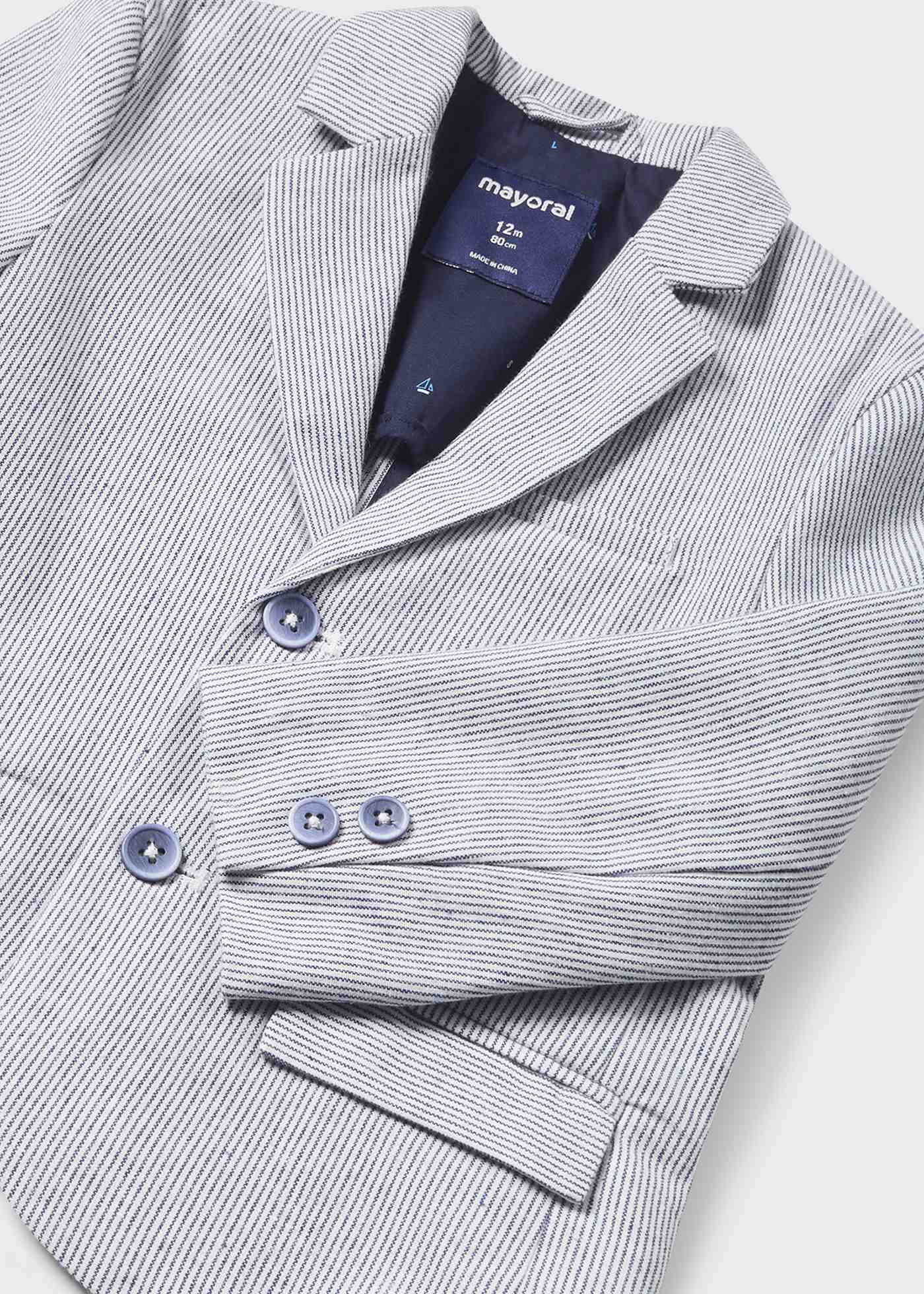 Baby linen blazer