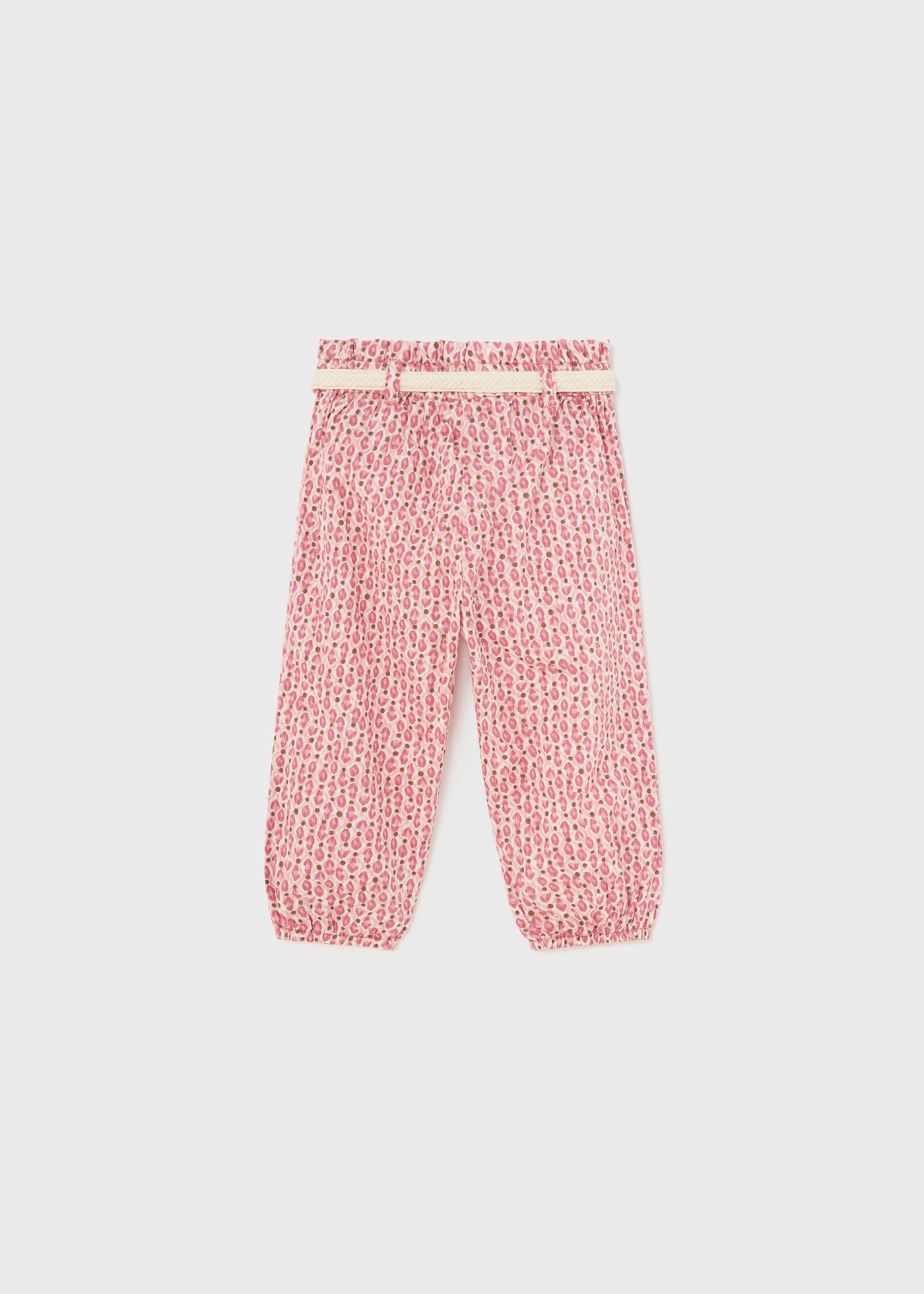 Baby Belted Wide Leg Trousers