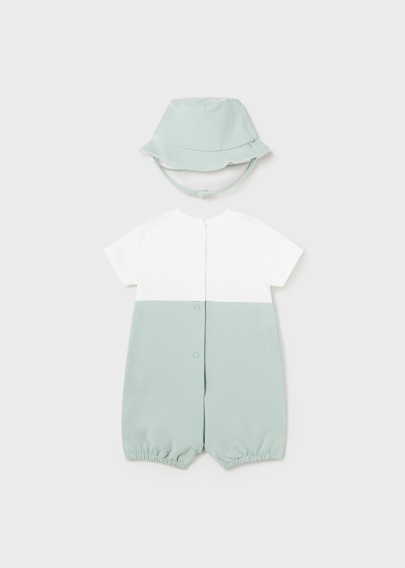 Newborn romper with hat Better Cotton Jade | Mayoral ®