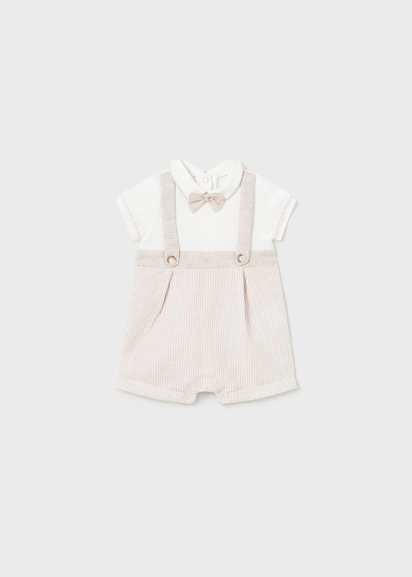 Newborn linen romper