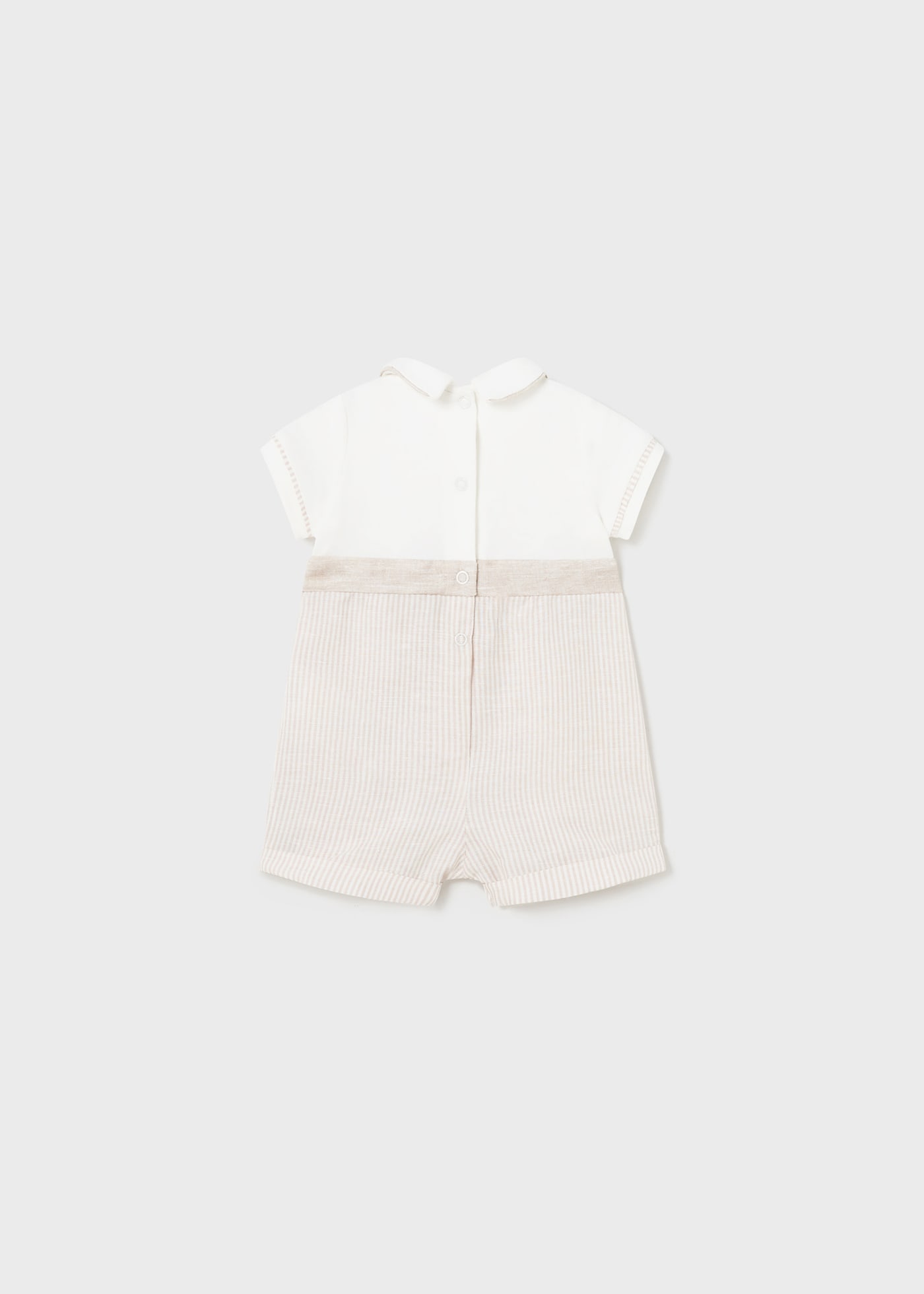 Newborn linen romper