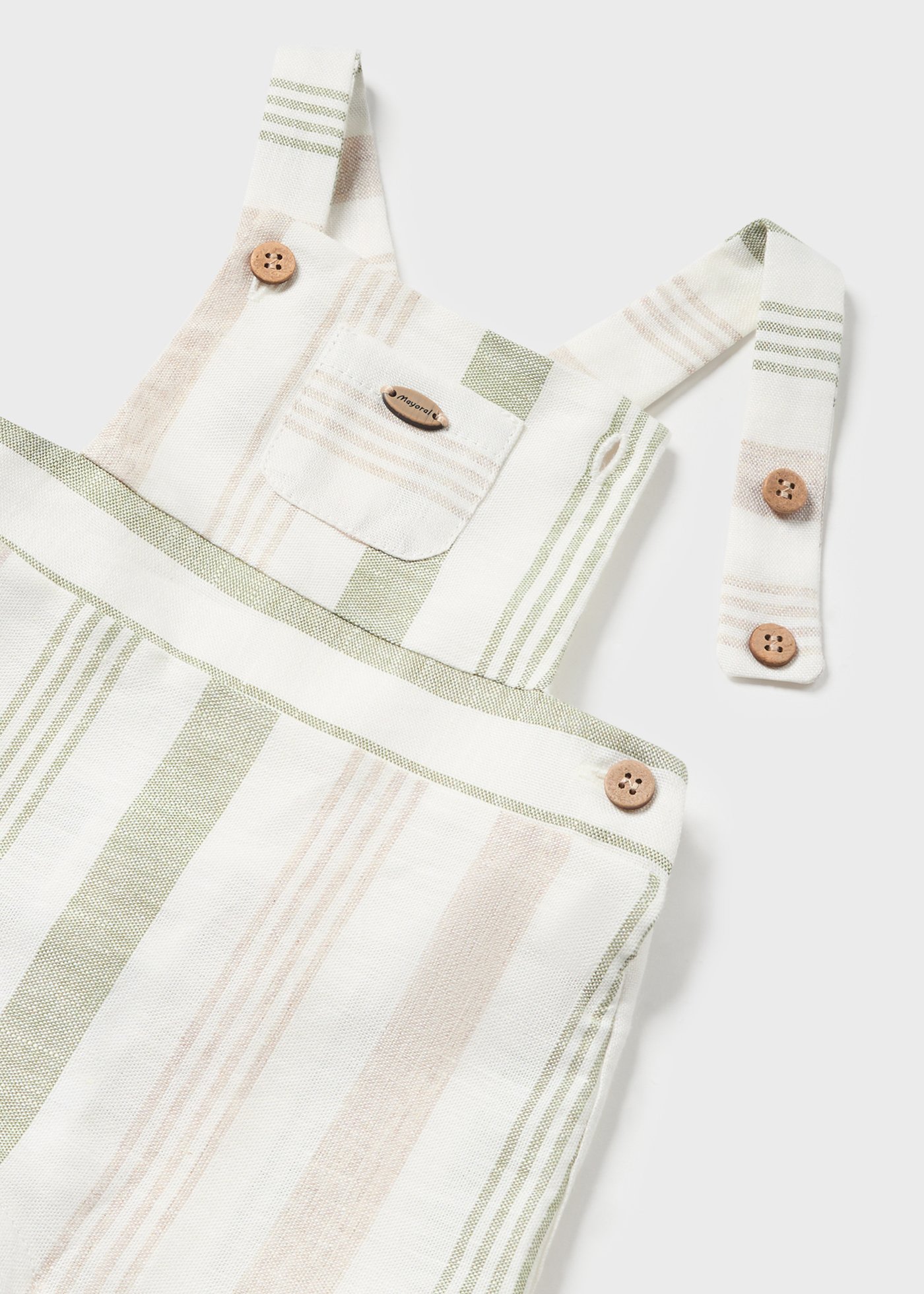 Newborn 2-piece linen set striped