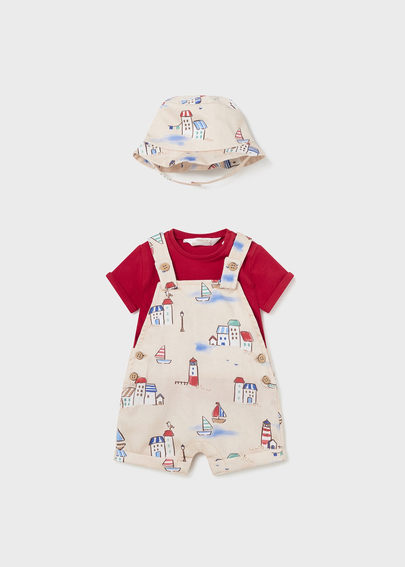 Newborn 3-piece printed set