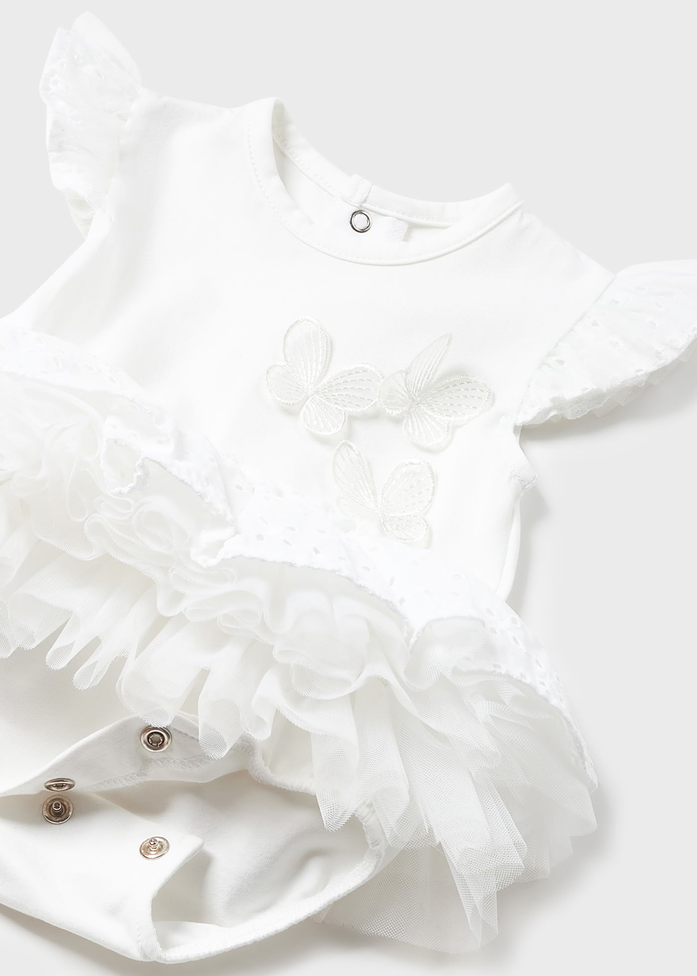 Body tutù con fascia abbinata Better Cotton neonata