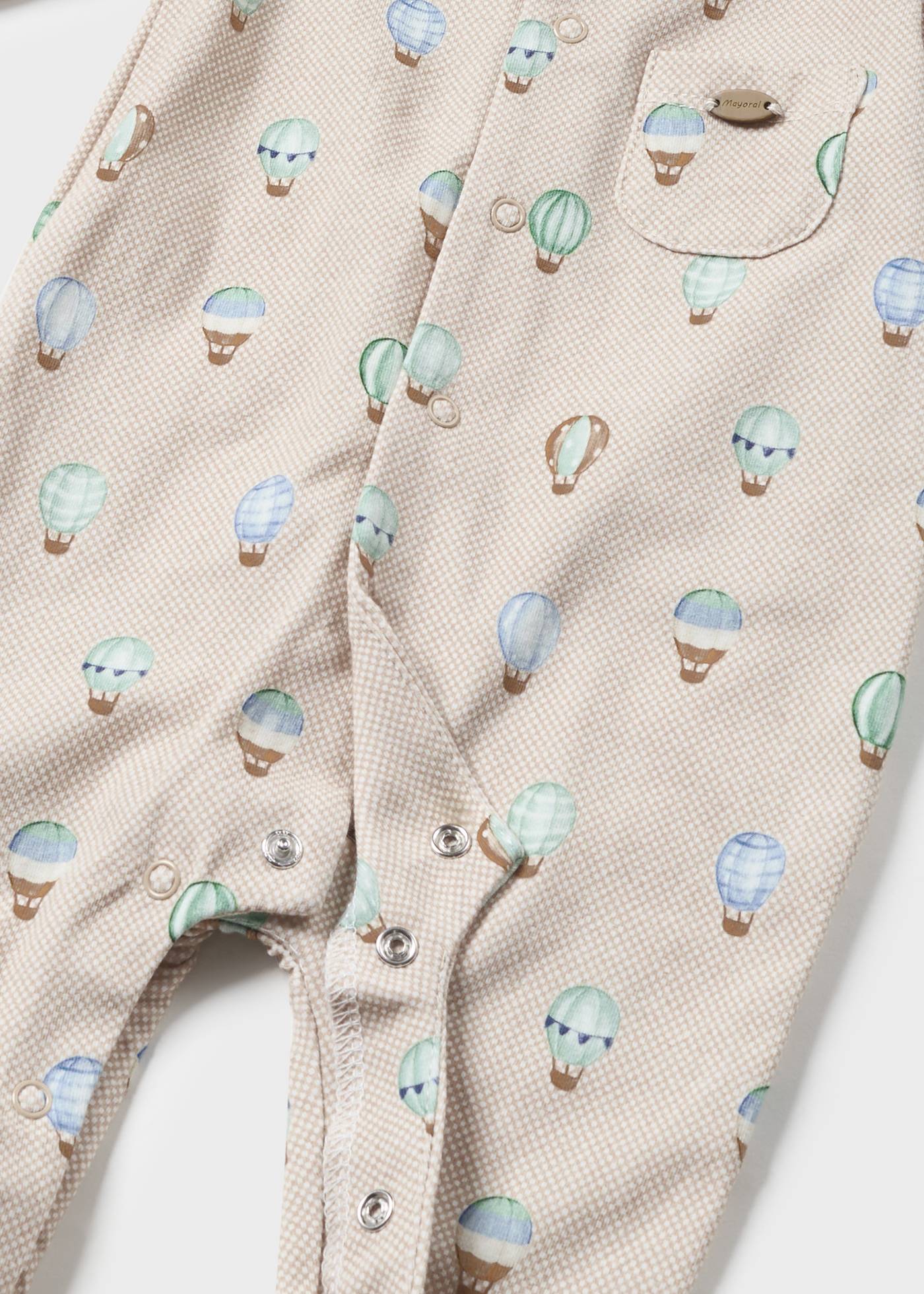 Pigiama lungo con cappello Better Cotton neonato