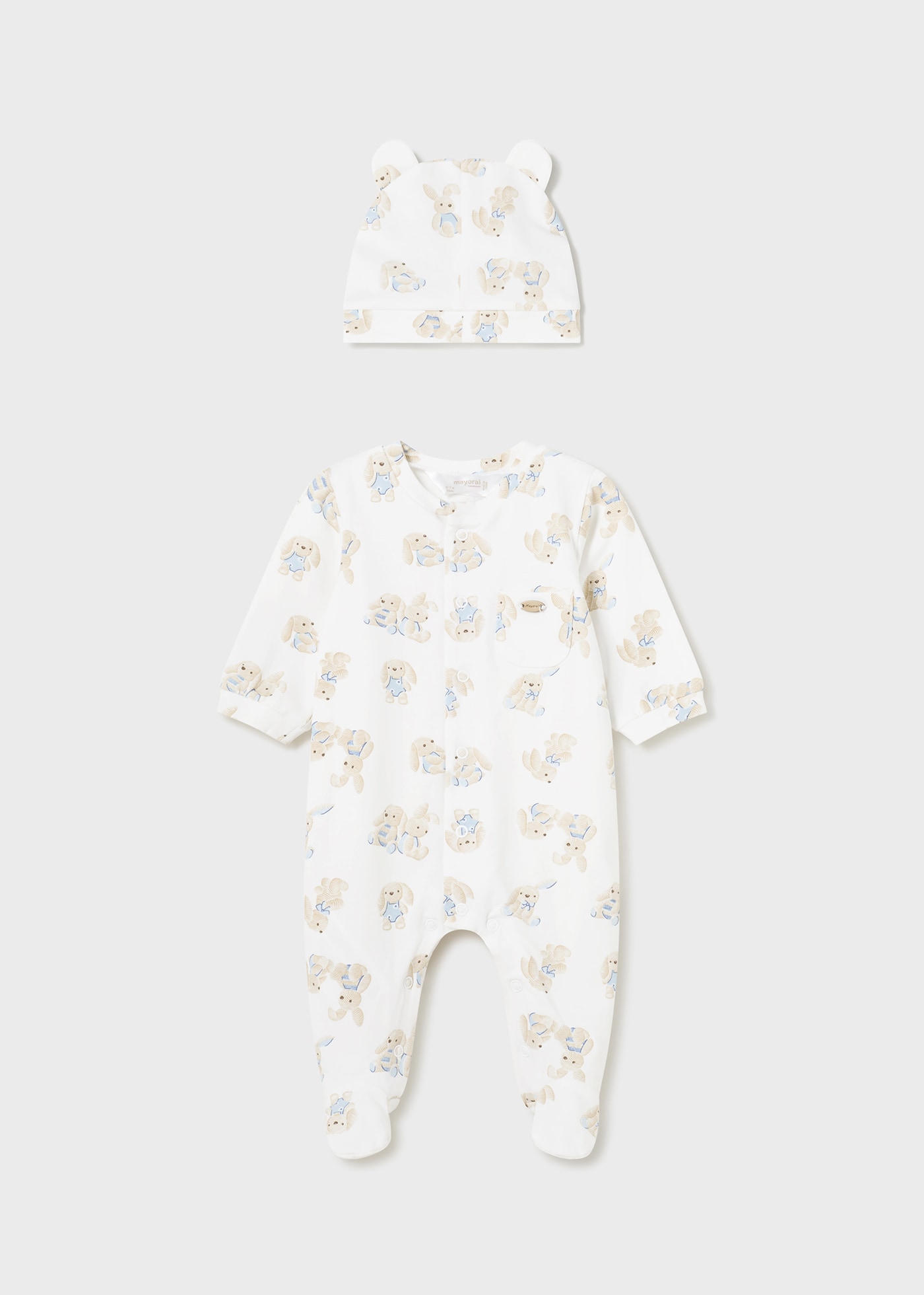 Newborn footed one-piece outfit Better Cotton