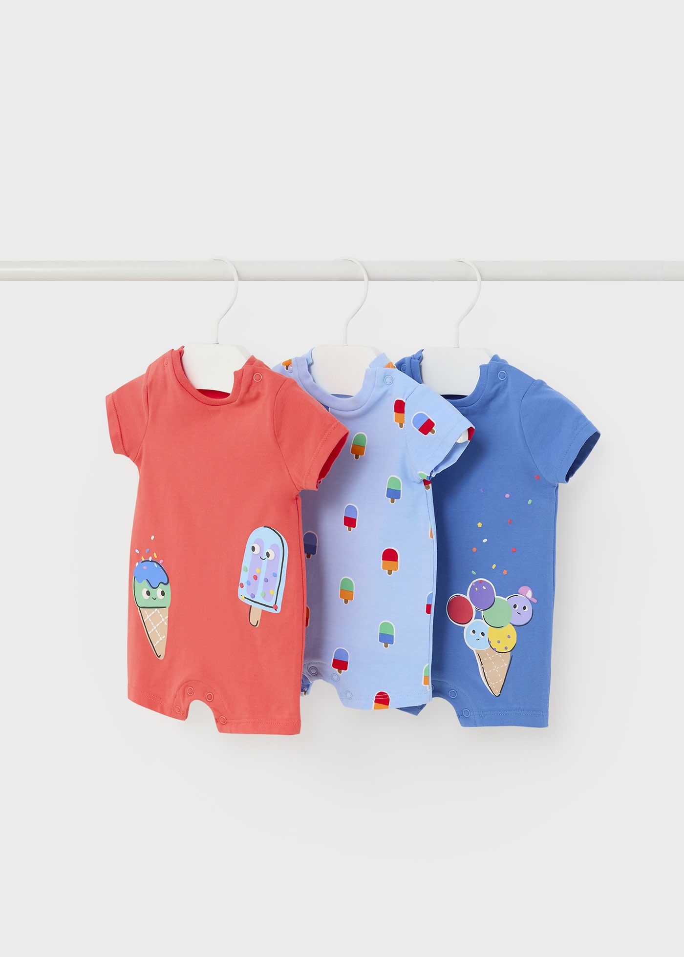 Set 3 pigiami Better Cotton neonato