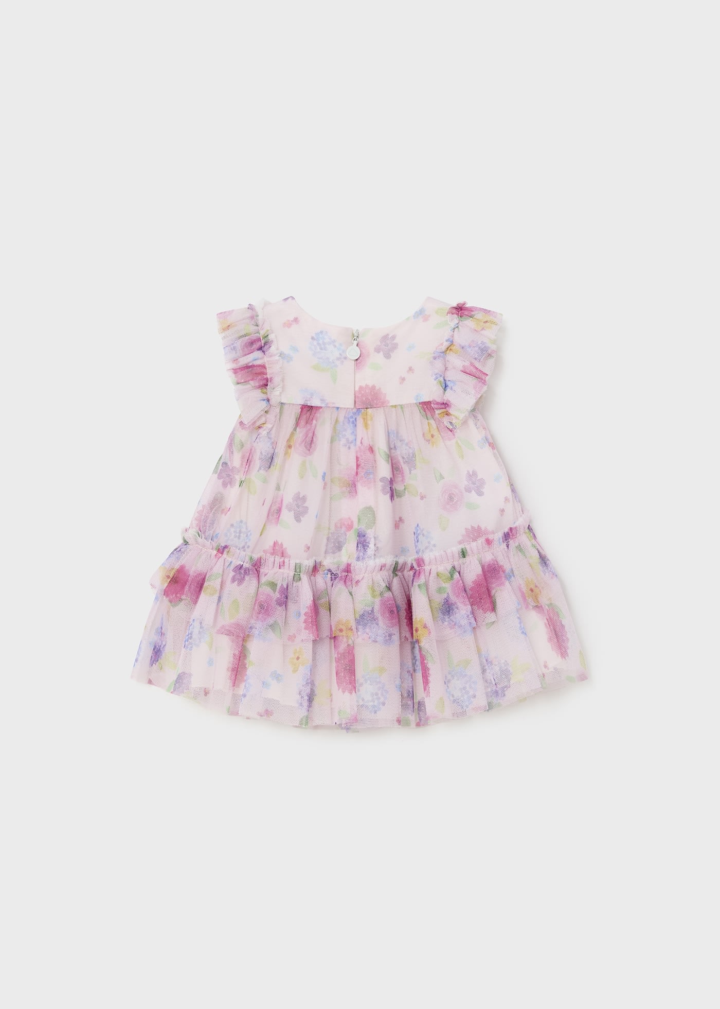 Newborn Print Tulle Dress