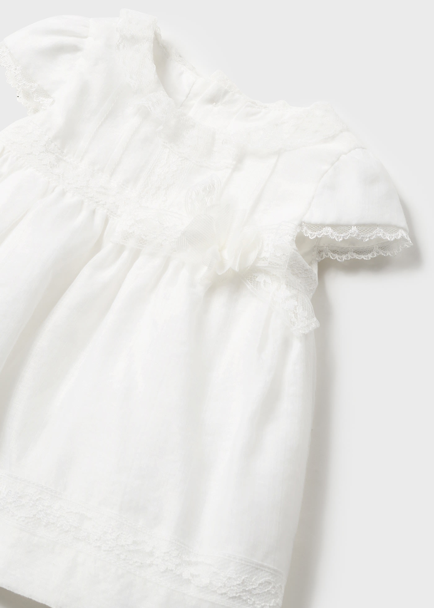 Newborn Chiffon Dress with Nappy Cover