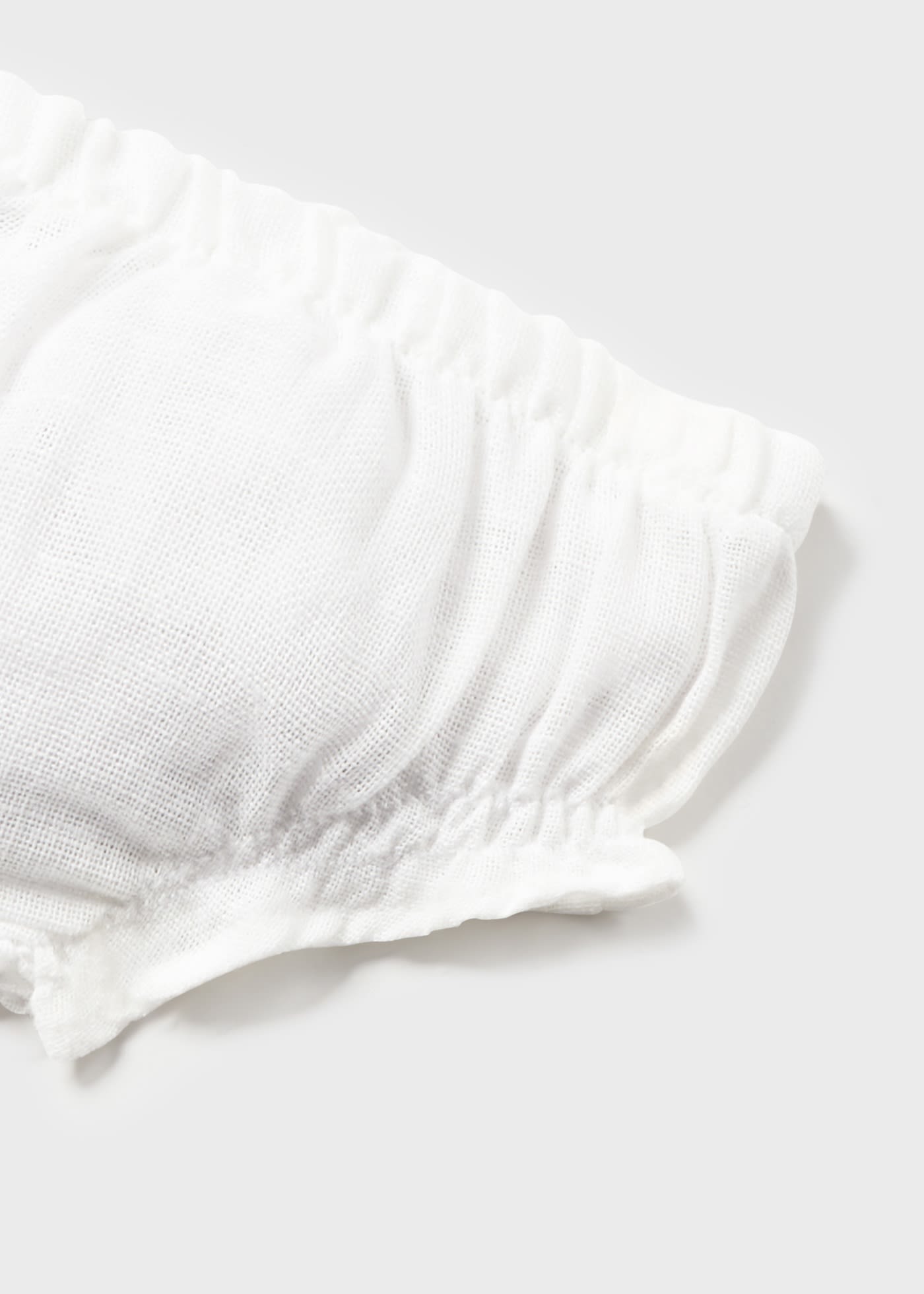 Vestito punto smock con copri pannolino neonata