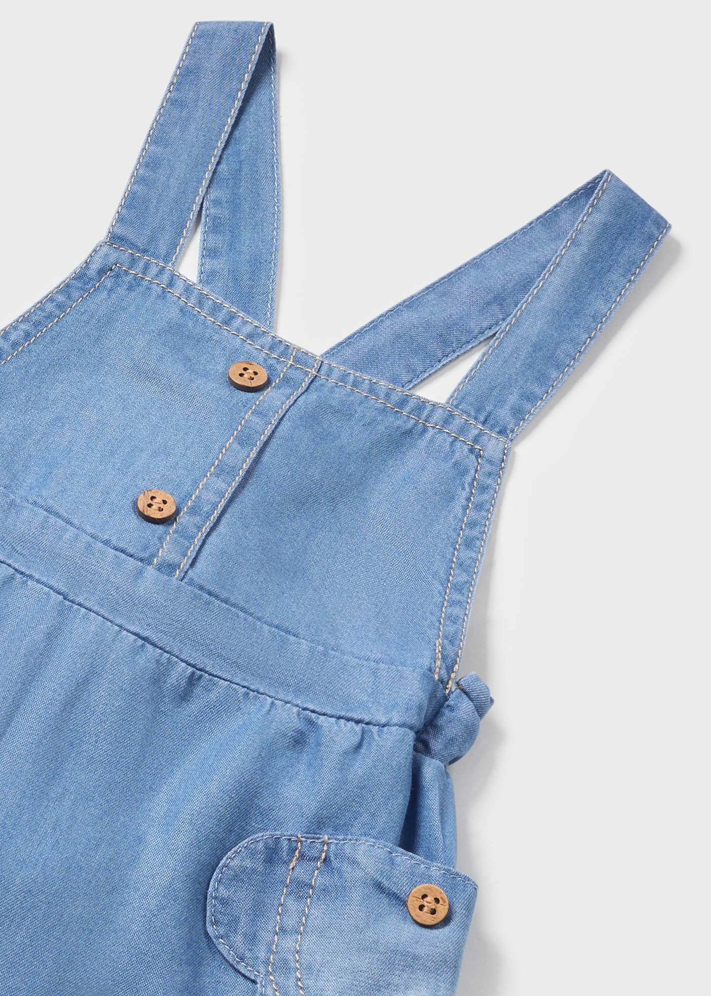 Newborn 2-piece set dungaree