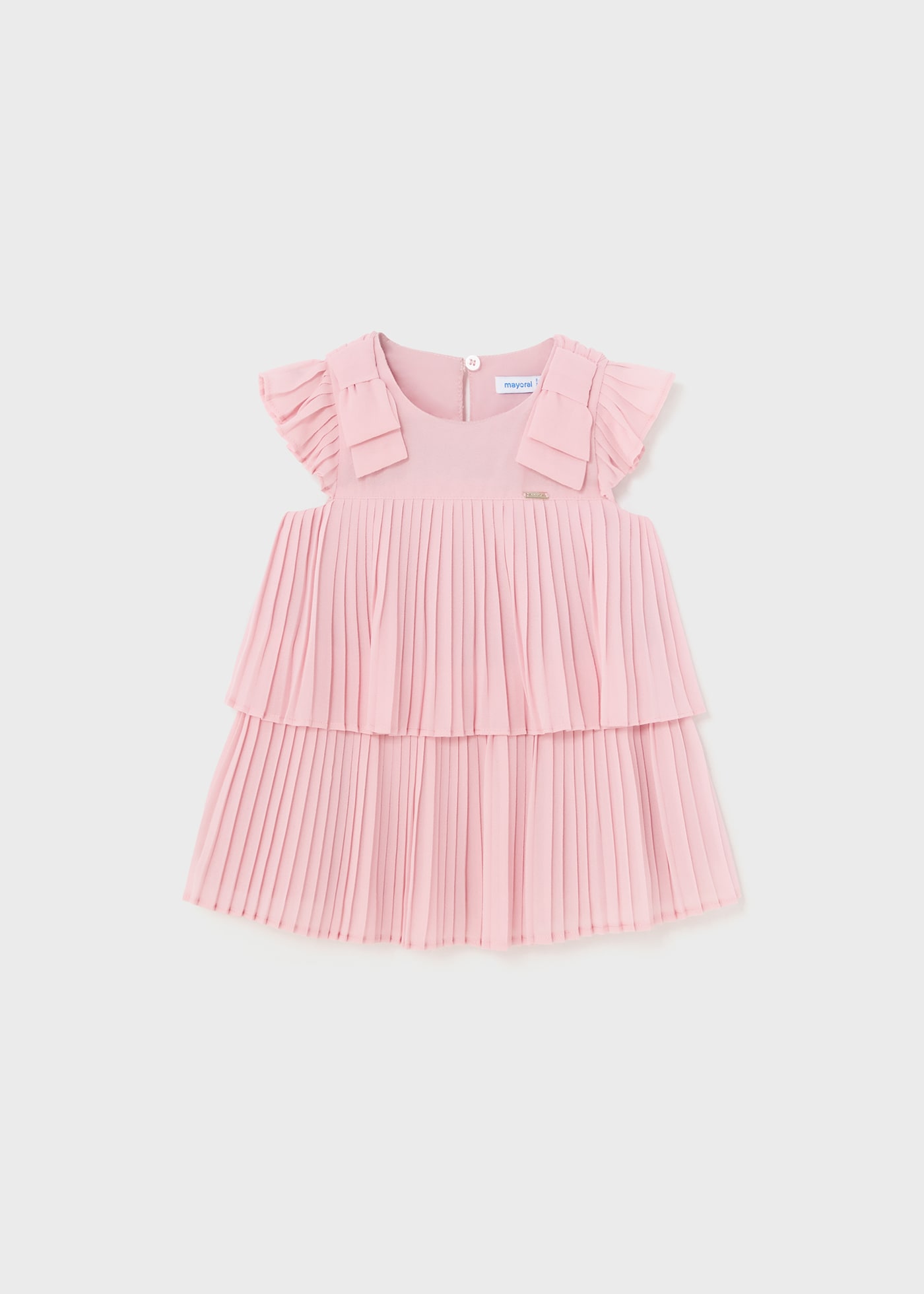 Robe plissée avec nœuds bébé