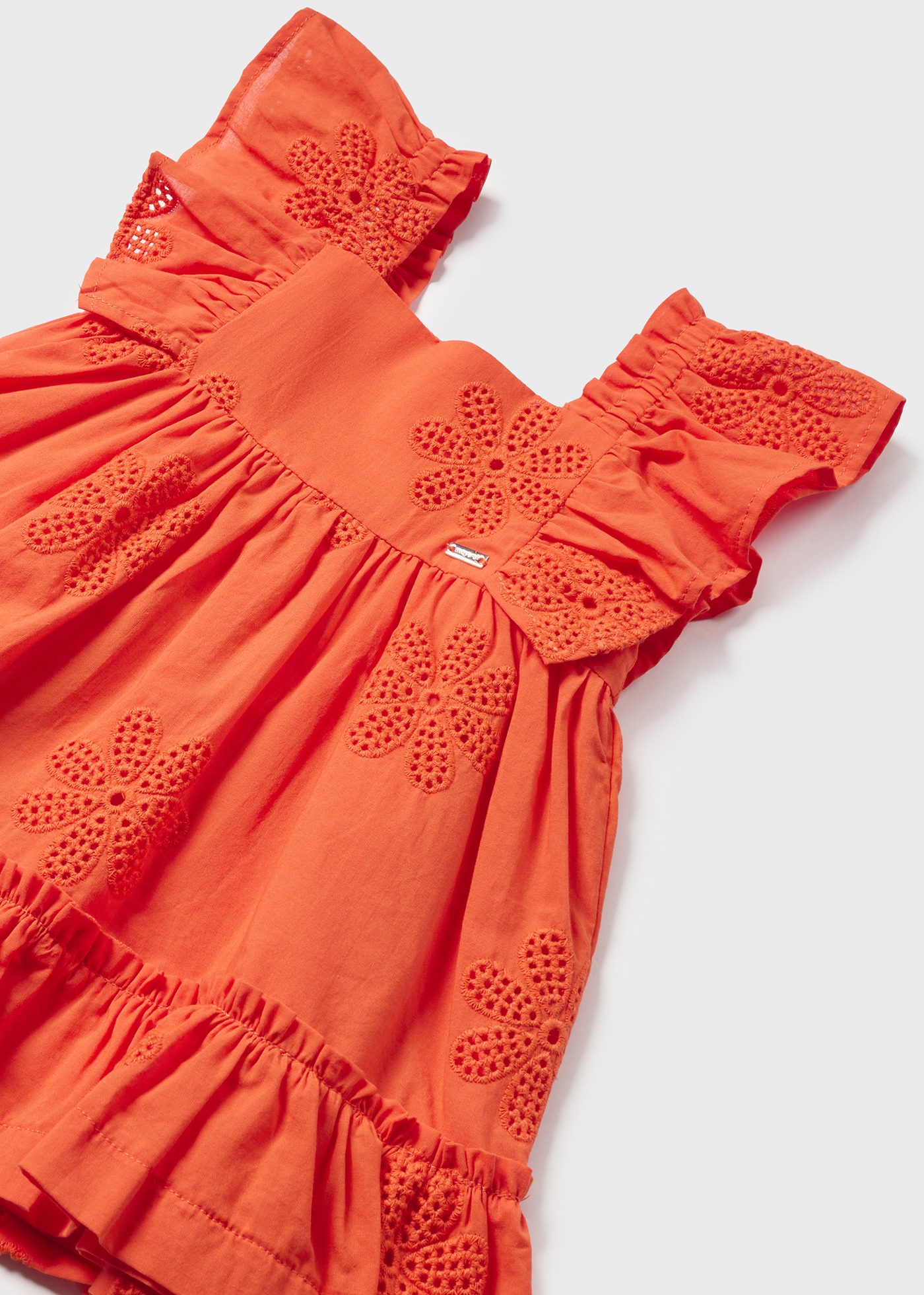 Baby embroidery ruffled dress