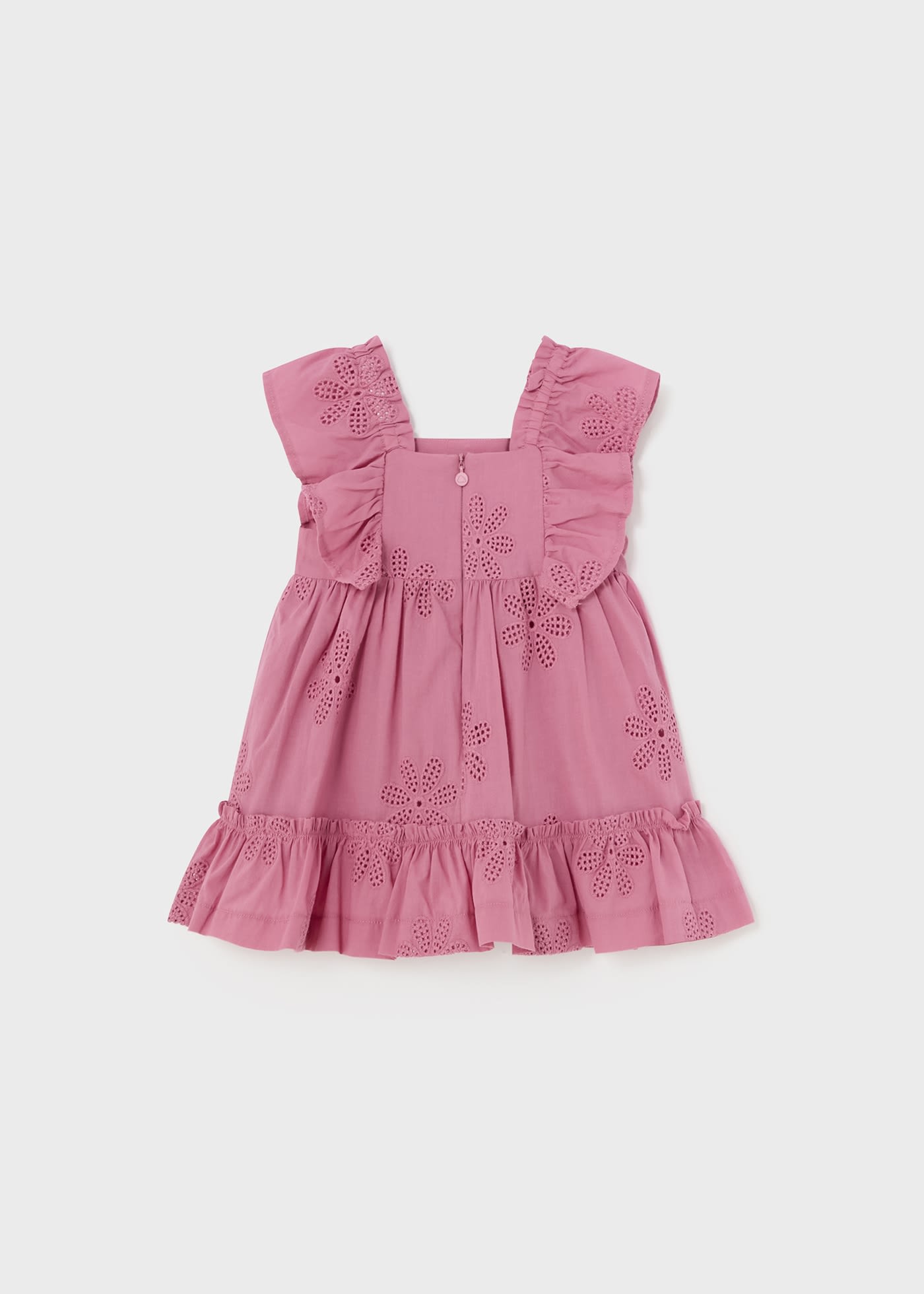 Robe brodée à volants bébé