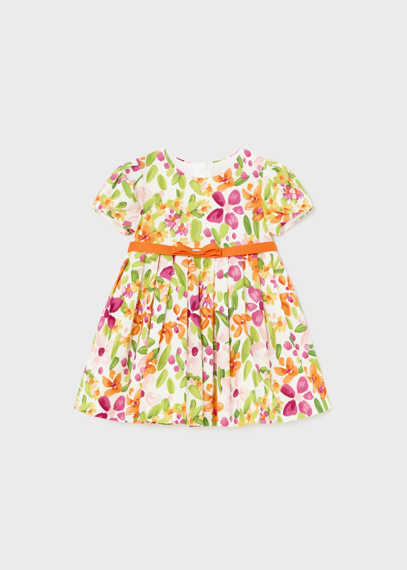 Baby Satin Print Dress