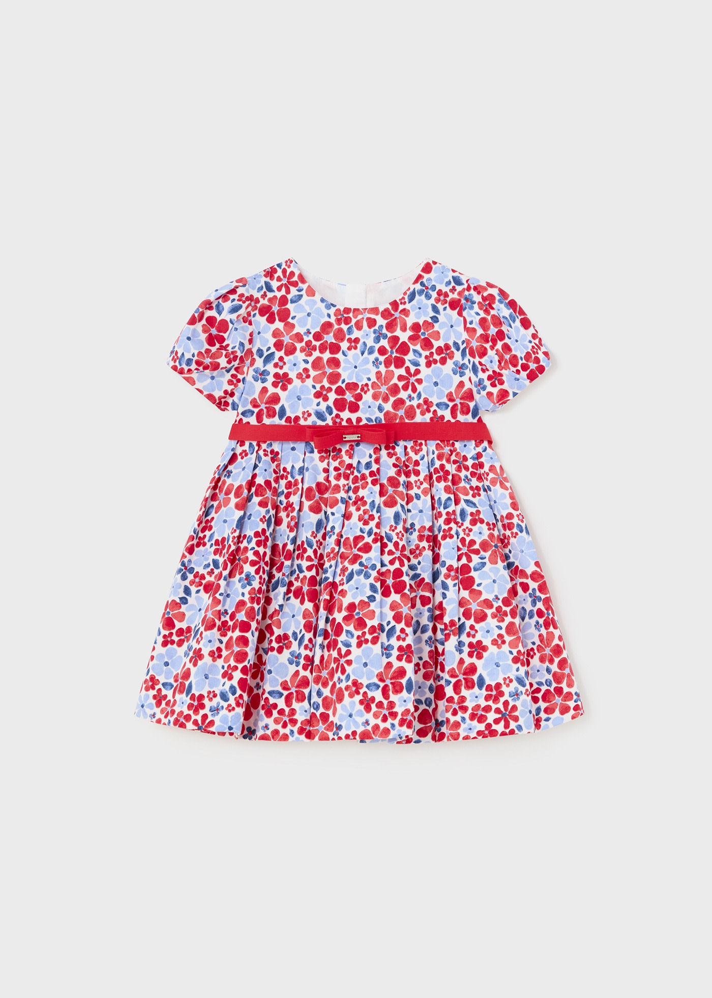 Baby printed sateen dress
