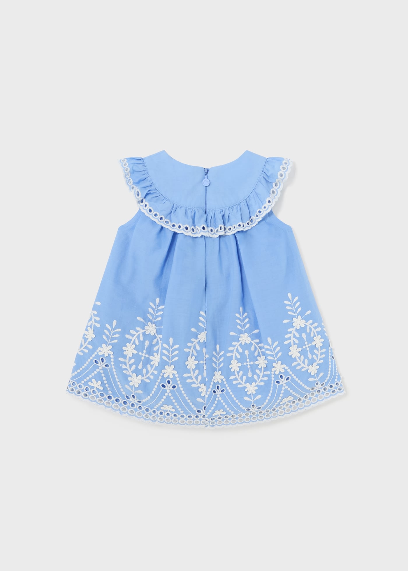 Baby embroidery poplin dress